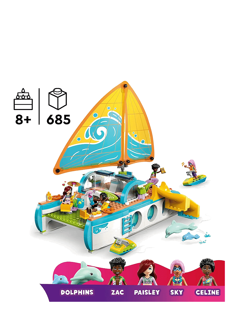 LEGO - Friends Travel Boat Adventure Building Kit Role-Play Toy 42664 - lego friends - multi - 1