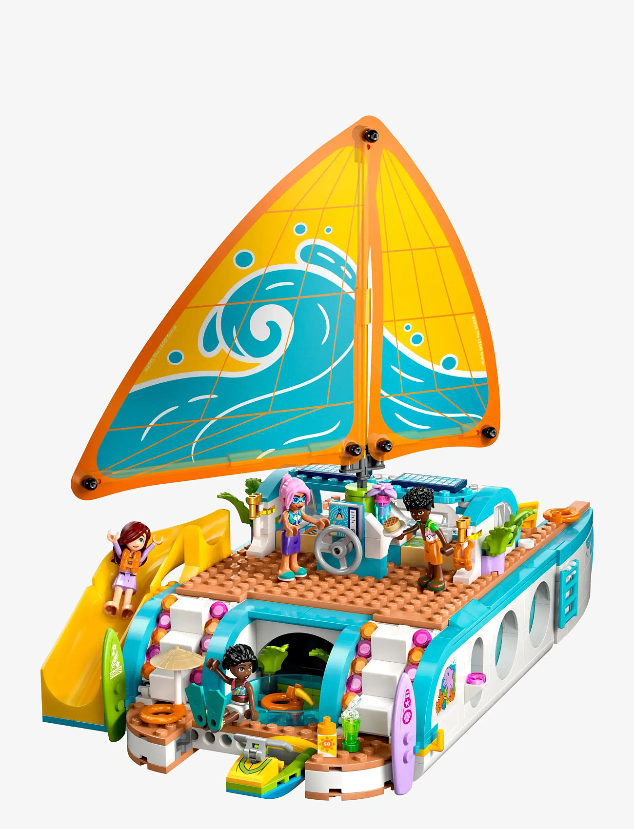 LEGO - Friends Travel Boat Adventure Building Kit Role-Play Toy 42664 - lego friends - multi - 2