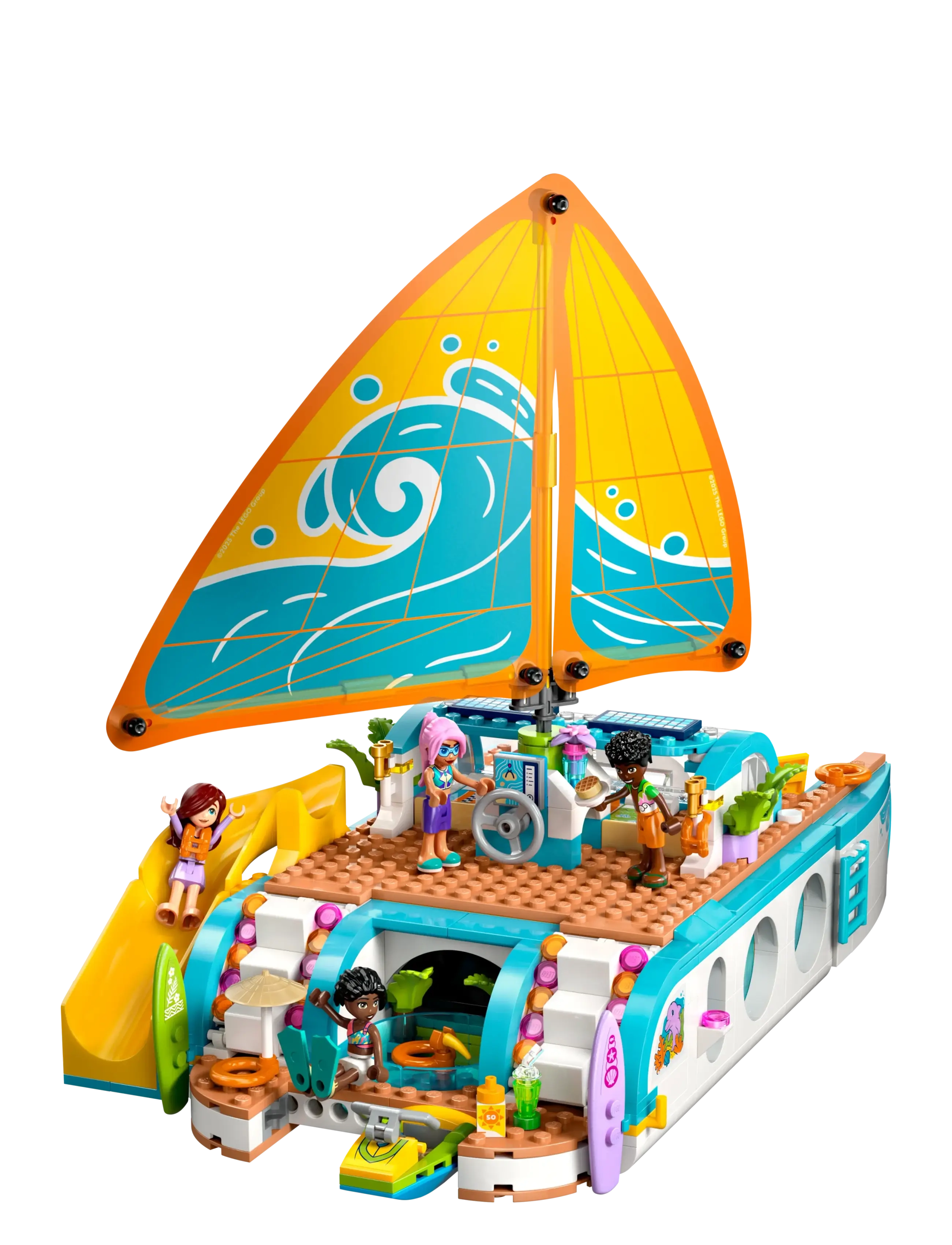LEGO - Friends Travel Boat Adventure Building Kit Role-Play Toy 42664 - lego friends - multi - 2
