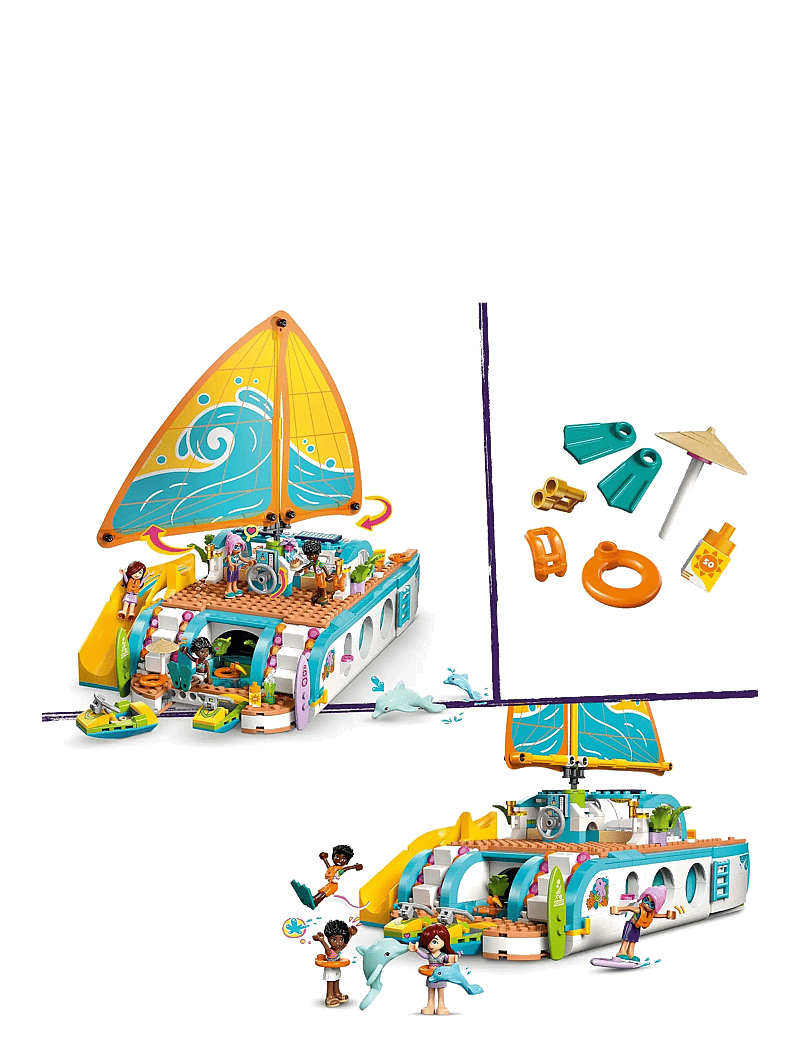 LEGO - Friends Travel Boat Adventure Building Kit Role-Play Toy 42664 - lego friends - multi - 4