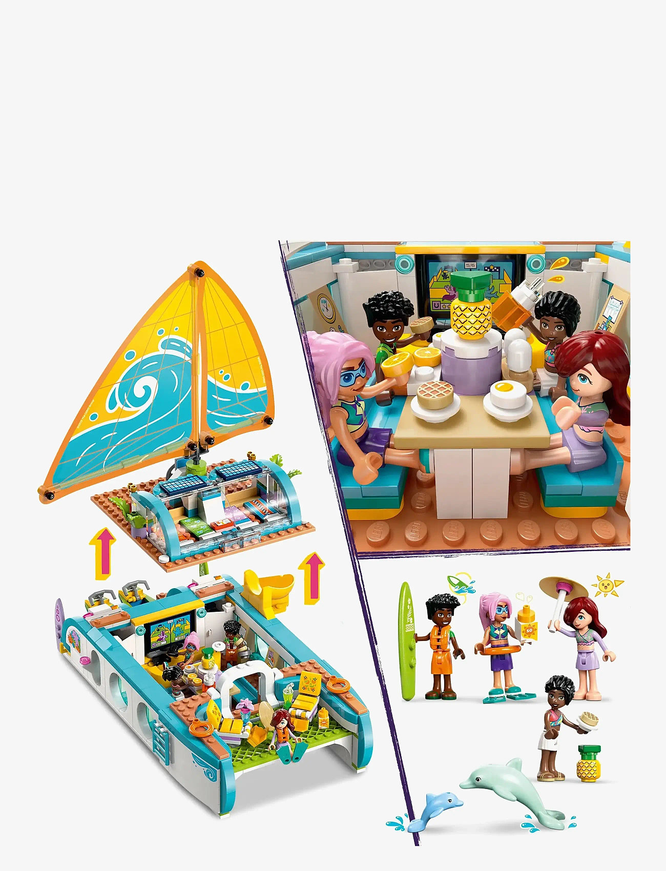 LEGO Friends Travel Boat Adventure Building Kit Role-play Toy