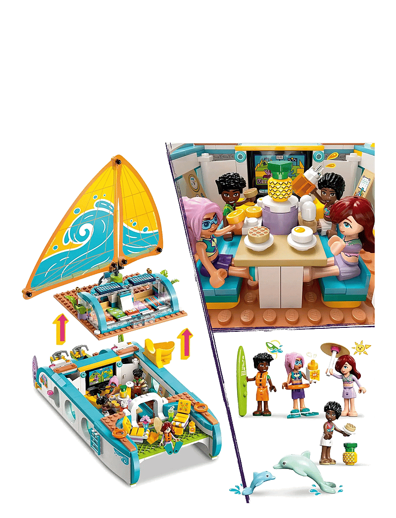 LEGO Friends Travel Boat Adventure Building Kit Role-play Toy