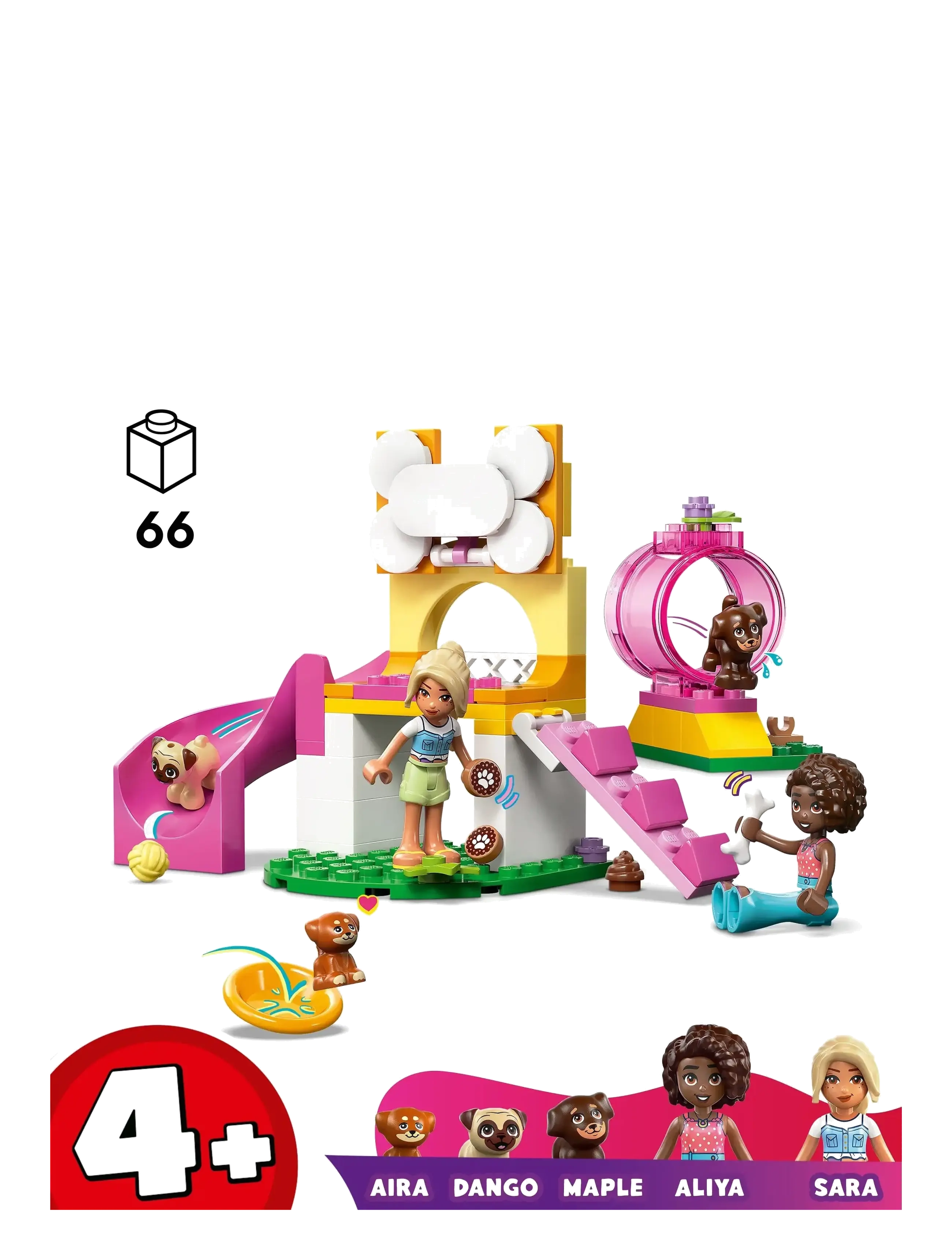 LEGO - Friends Puppy Playground Building Kit, Dog Toy for Pretend Play 42665 - lego friends - multi - 1