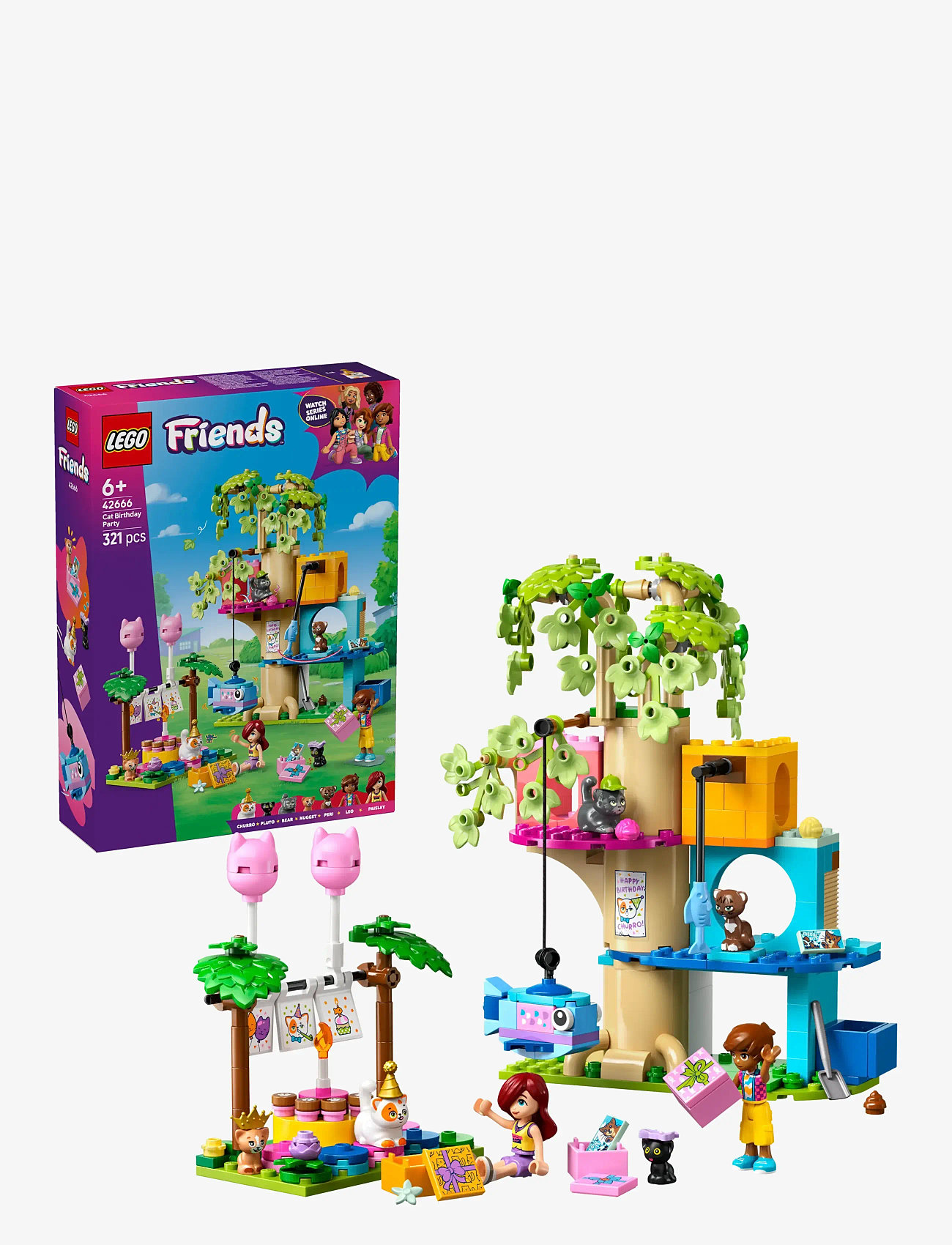 LEGO Kattkalas & trädkoja 42666 - LEGO® leksaker - MULTI / multi