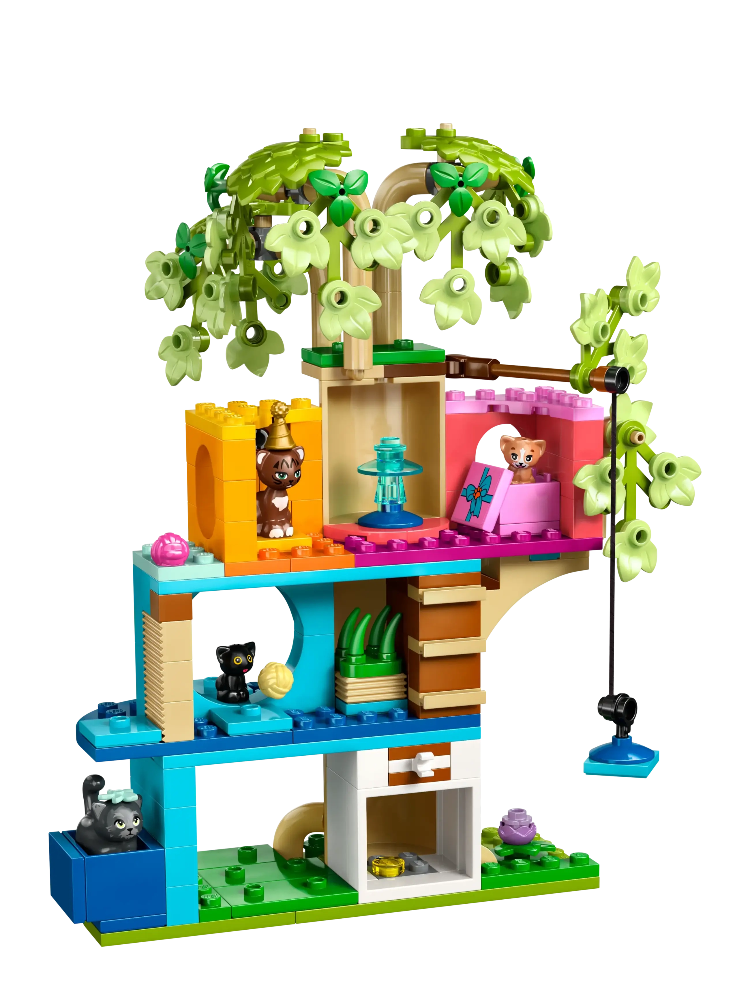 LEGO - Friends Cat Birthday Party & Tree House Building Kit Toy 42666 - lego friends - multi - 2