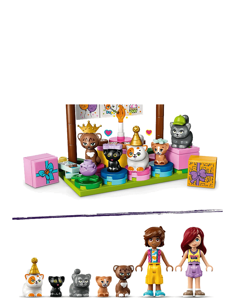 LEGO - Friends Cat Birthday Party & Tree House Building Kit Toy 42666 - lego friends - multi - 4