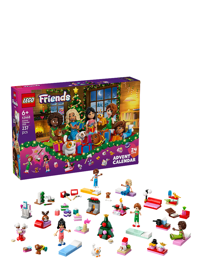LEGO - Friends Advent Calendar 2025 Christmas Toy Building Set 42668 - lego friends - multi - 0