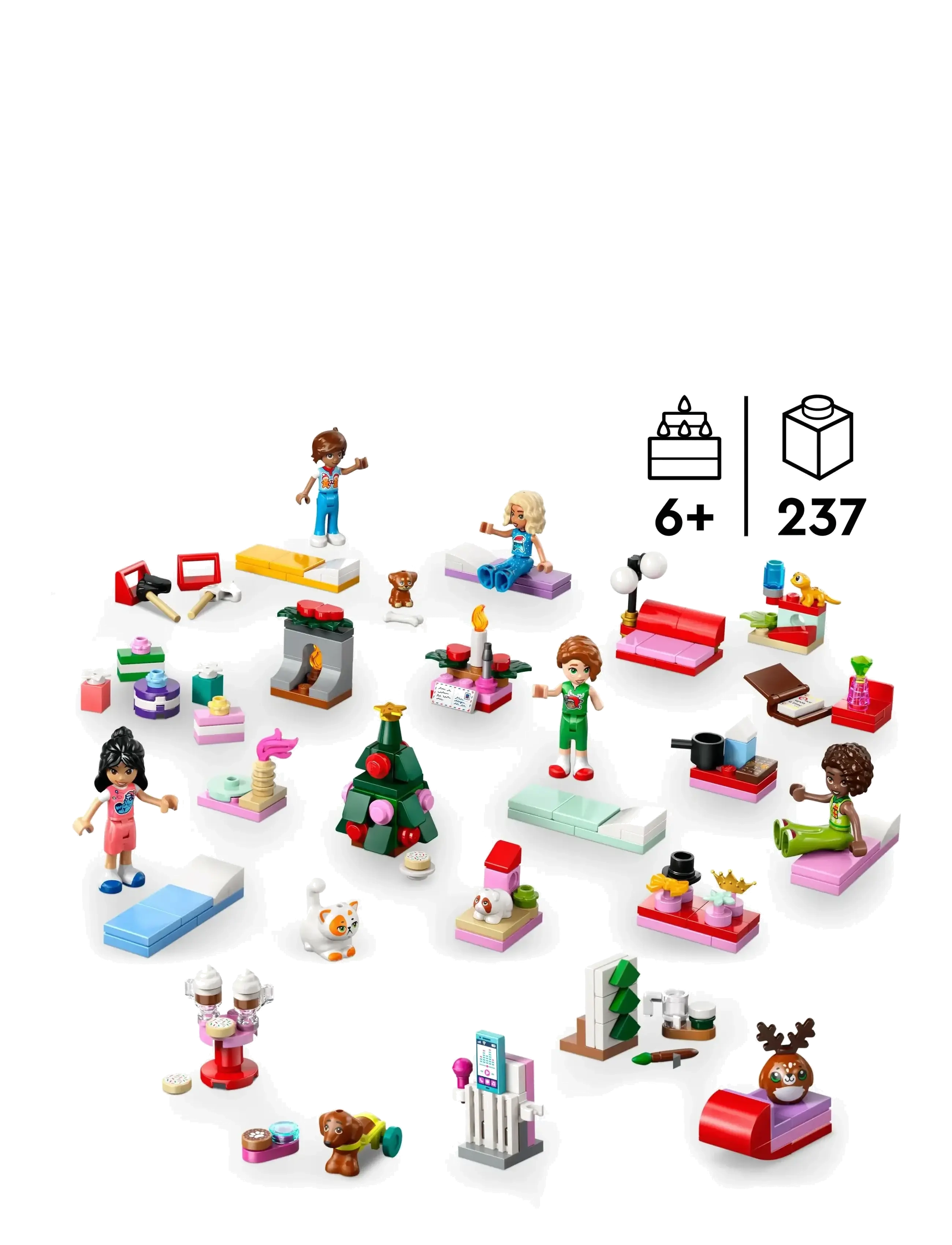 LEGO - Friends Advent Calendar 2025 Christmas 42668 - laveste priser - multi - 1