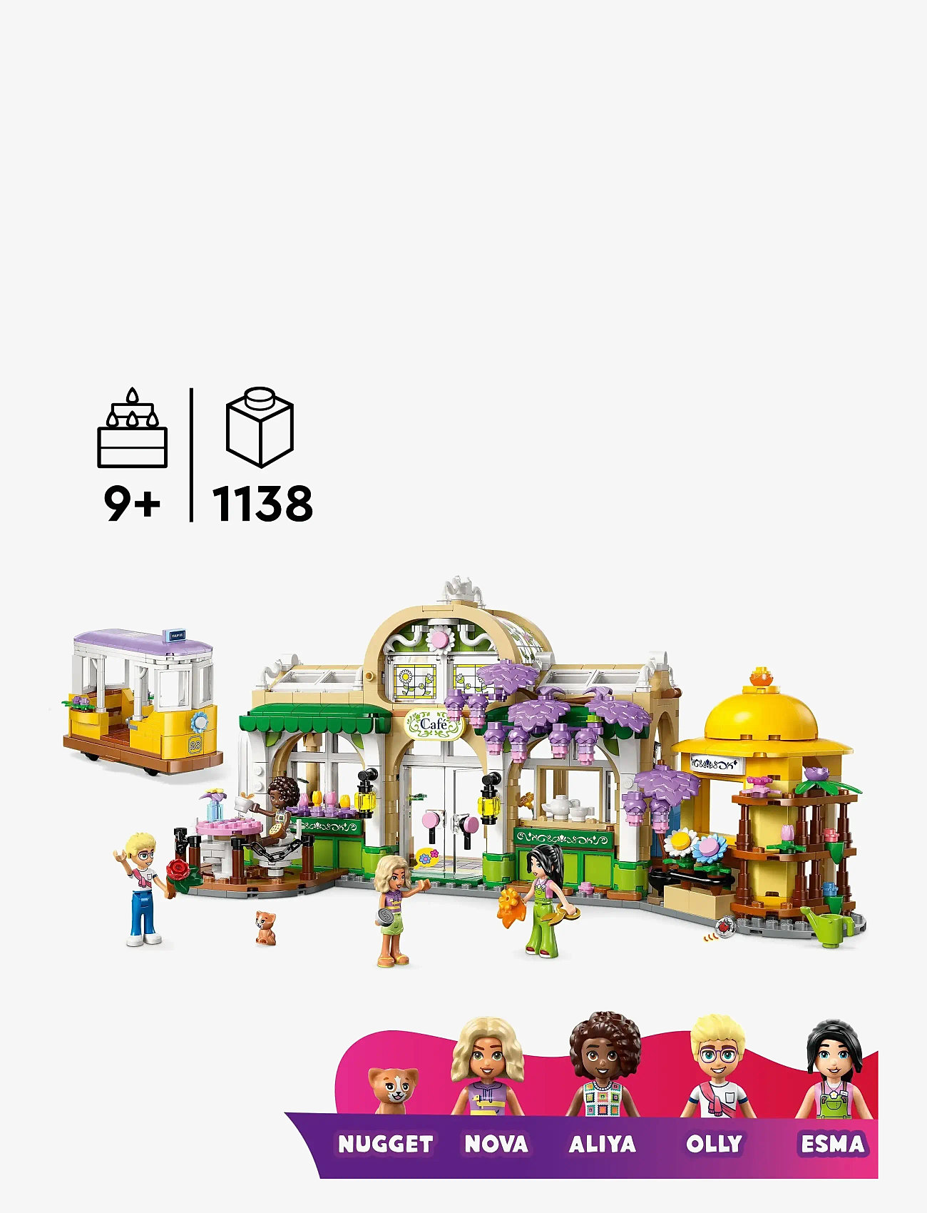 LEGO - Friends Plant Café & Flower Shop Building Kit Pretend-Play Set 42671 - lego friends - multi - 1