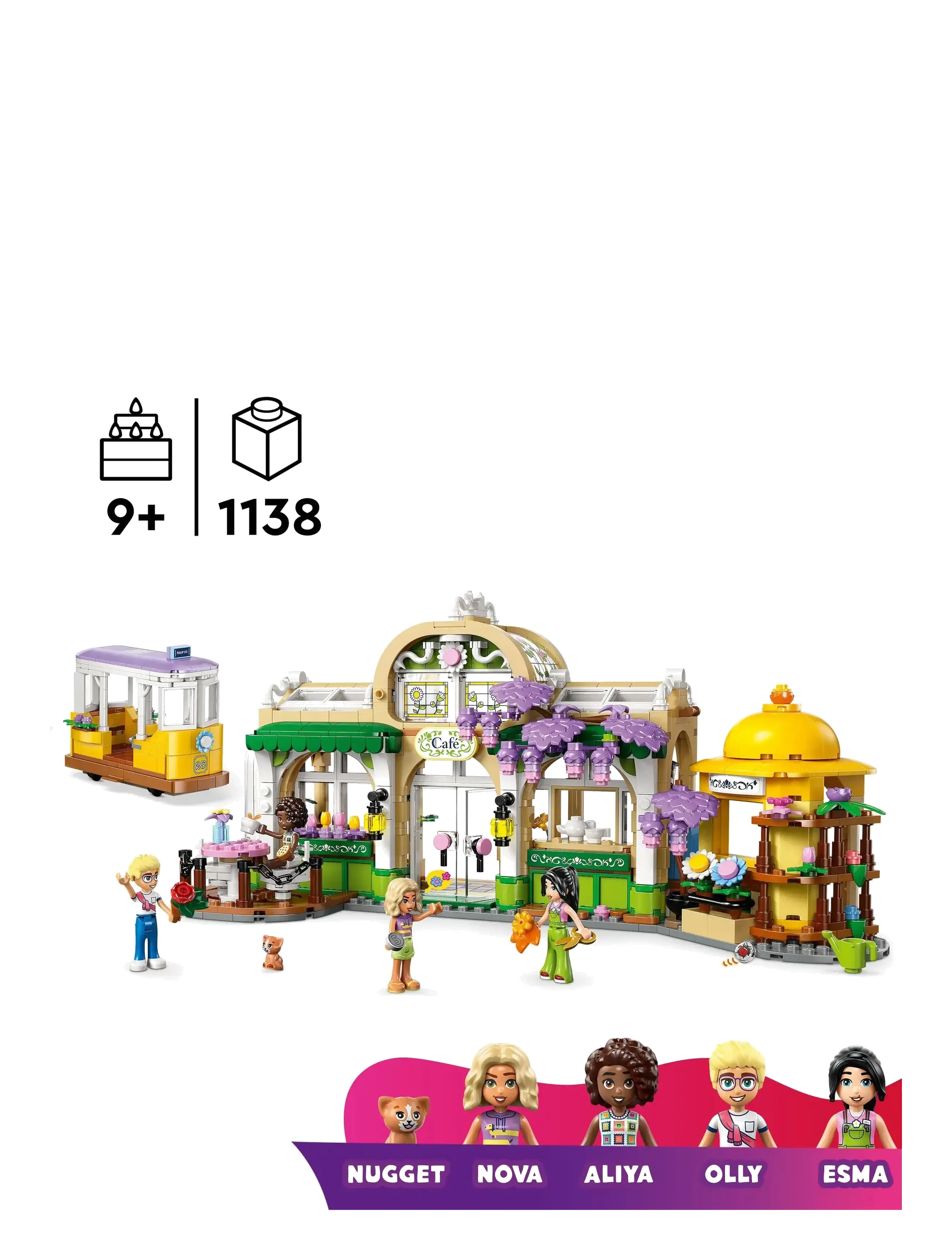 LEGO - Friends Plant Café & Flower Shop Building Kit Pretend-Play Set 42671 - lego friends - multi - 1