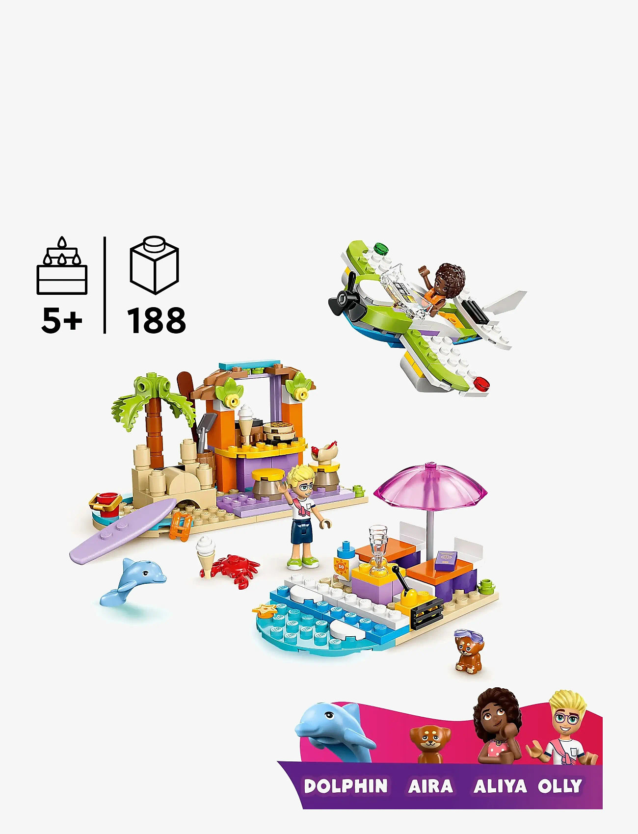 LEGO - Friends Creative Beach and Travel Suitcase Buildable Toy Set 42672 - multi - 1