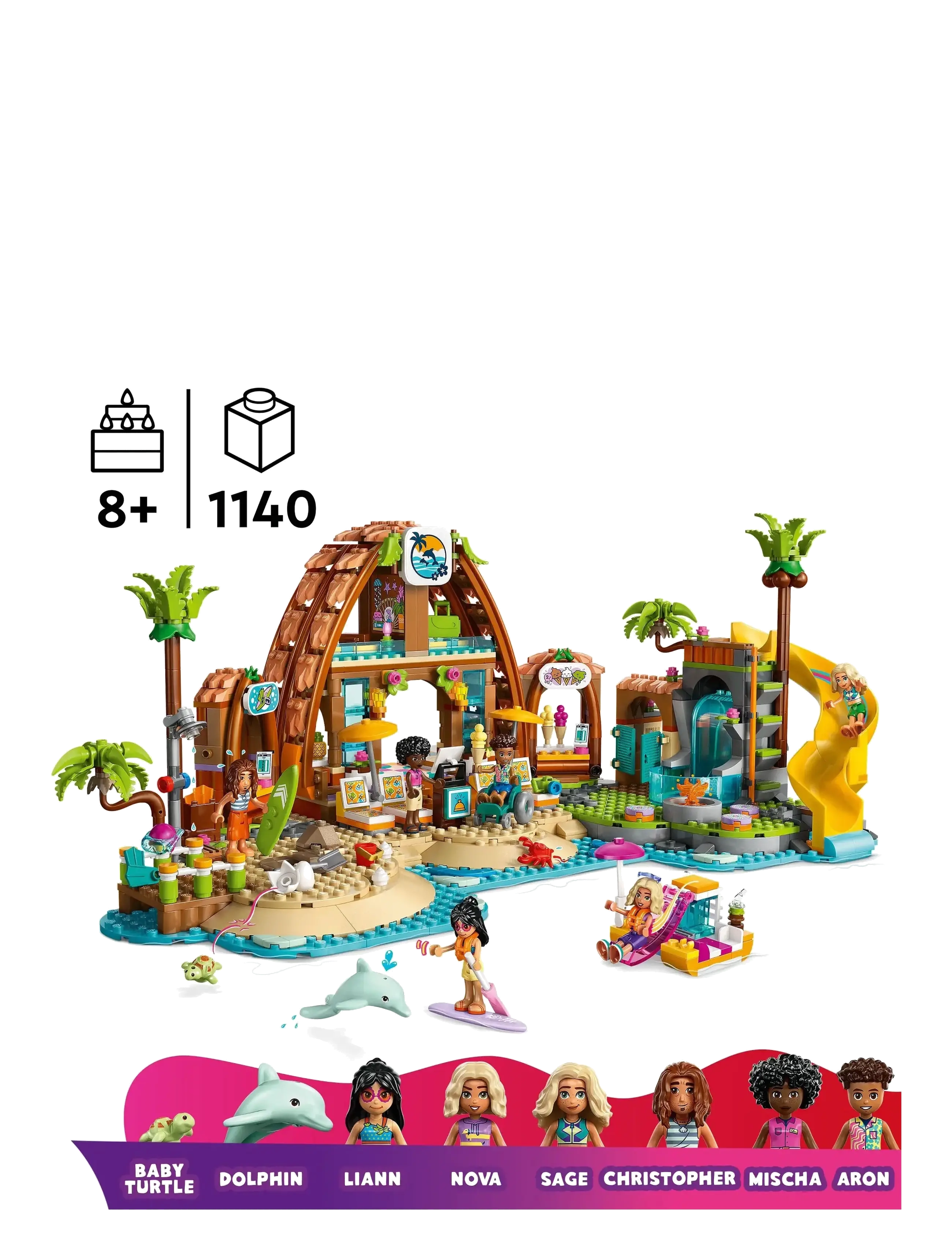 LEGO - Friends Family Holiday Beach Resort Building Set 42673 - multi - 1