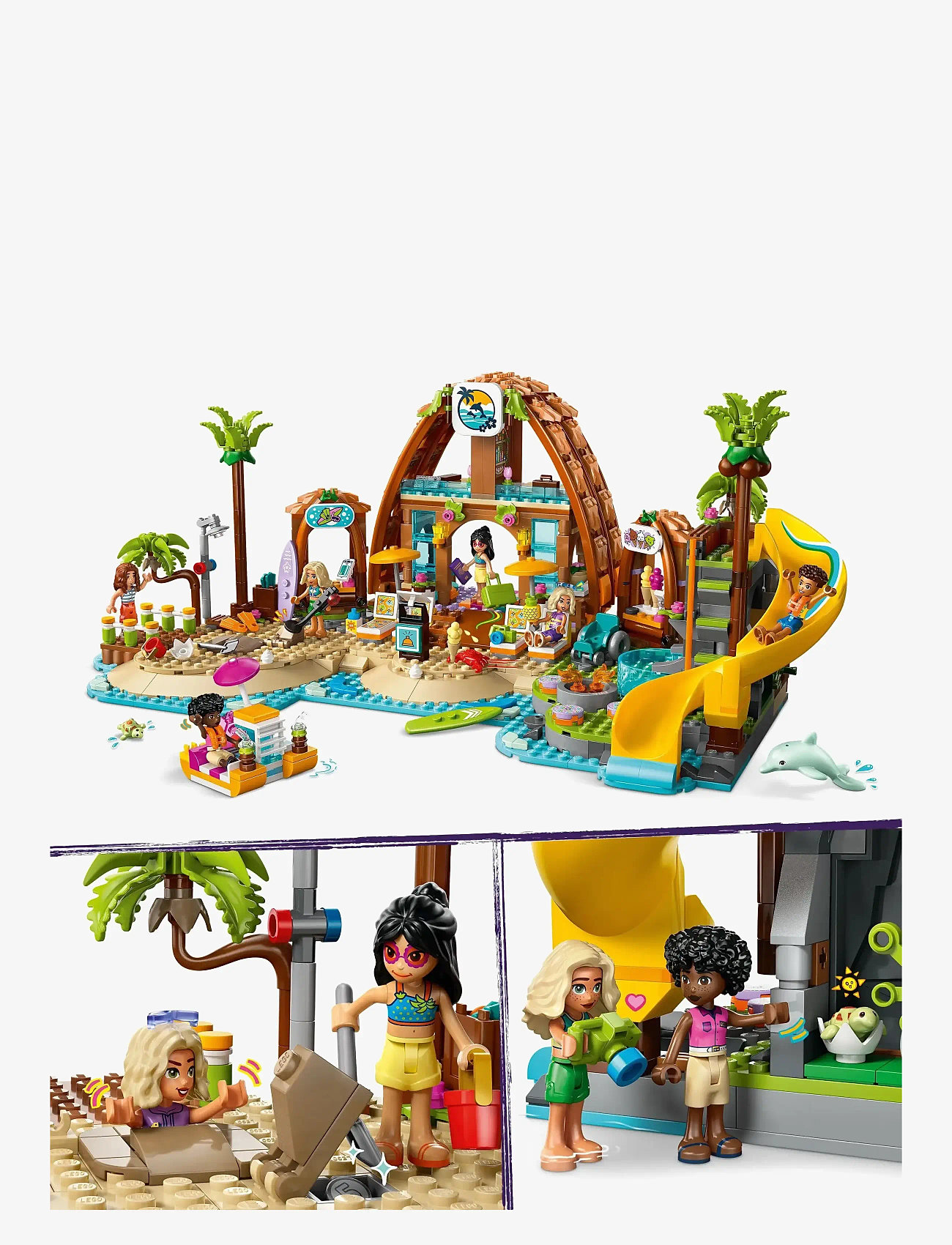 LEGO - Friends Family Holiday Beach Resort Building Set 42673 - lego friends - multi - 3