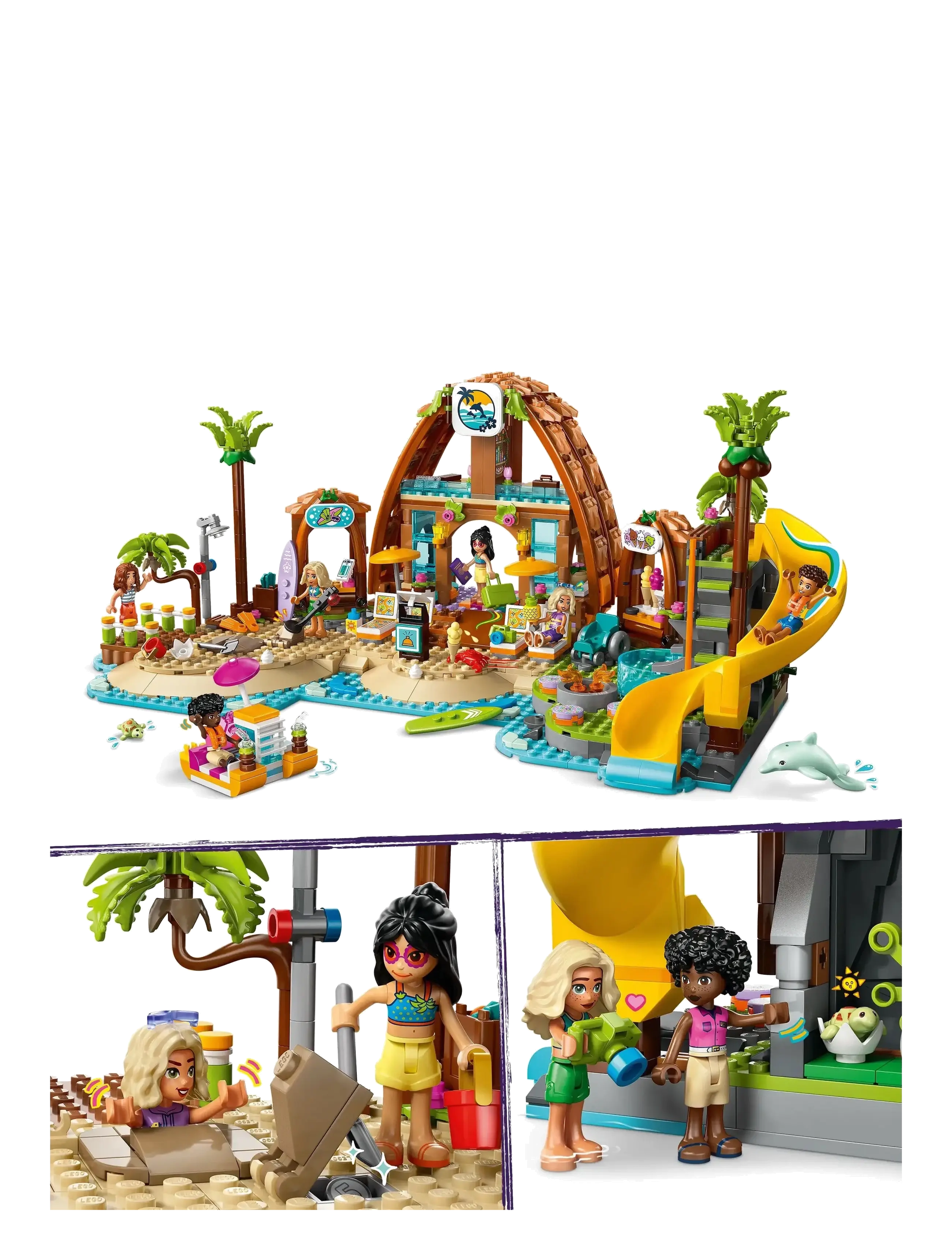 LEGO - Friends Family Holiday Beach Resort Building Set 42673 - multi - 3