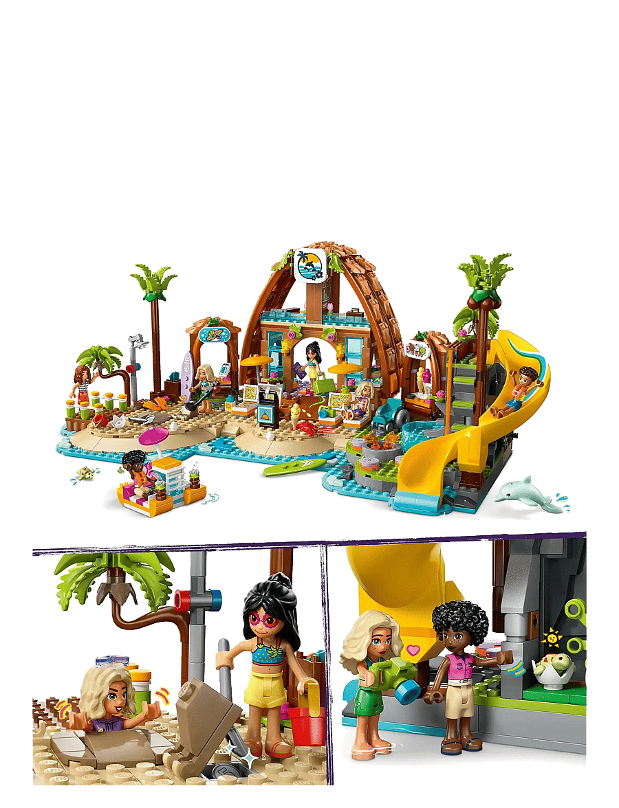 LEGO - Friends Family Holiday Beach Resort Building Set 42673 - lego friends - multi - 3