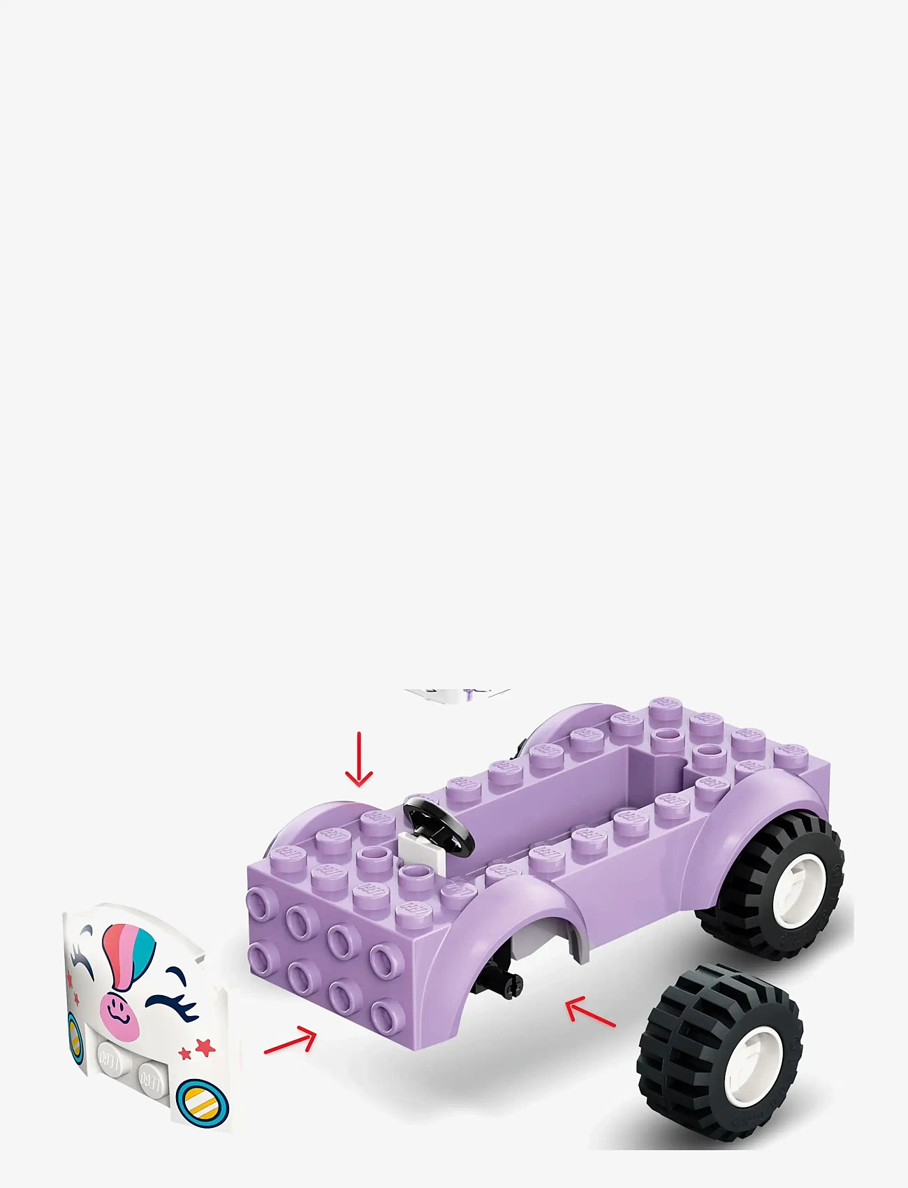 LEGO - Enhörningsbil för tårtleveranser 42675 - lego friends - multi - 4