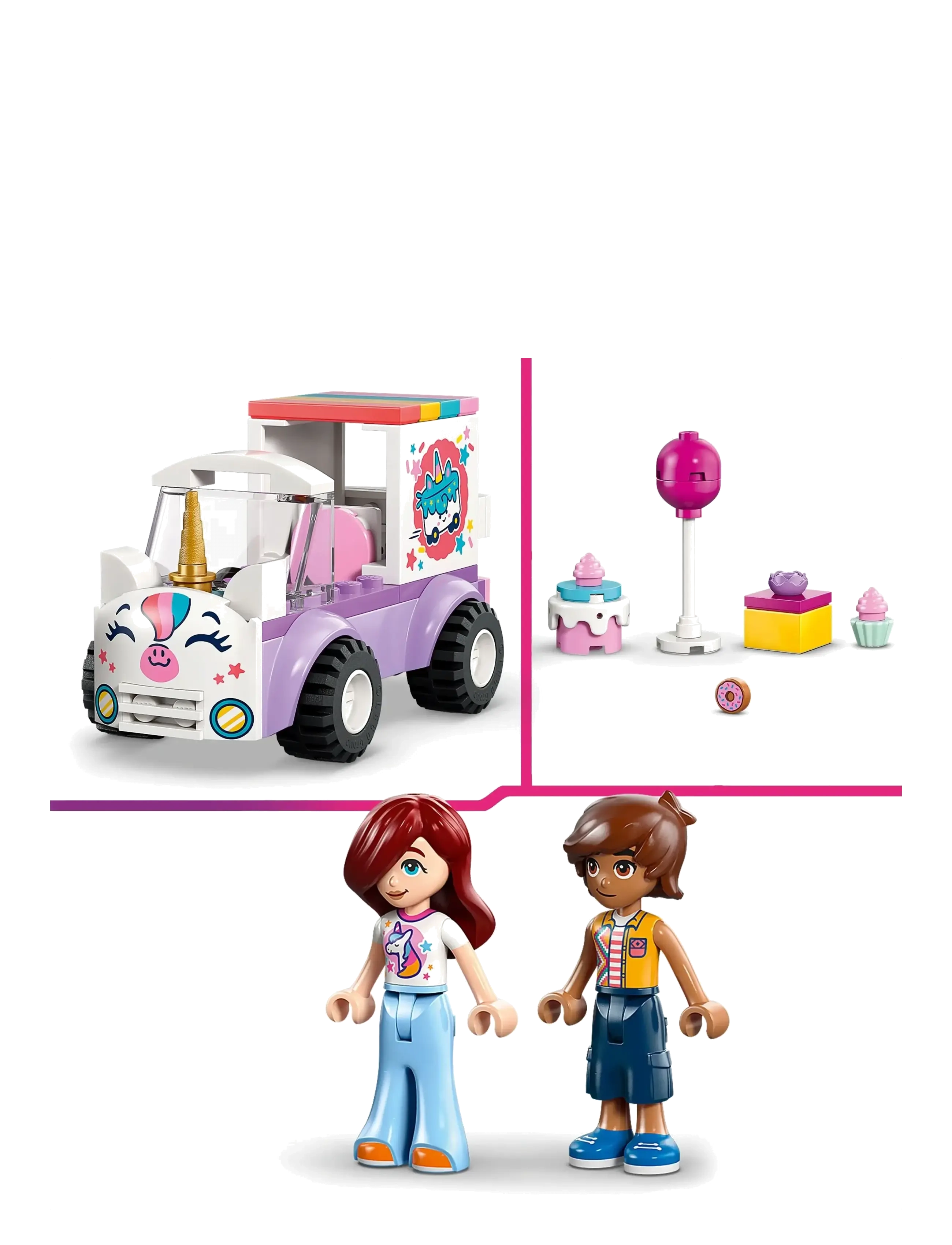 LEGO - Friends Unicorn Cake Delivery Car Toy 42675 - lego friends - multi - 5