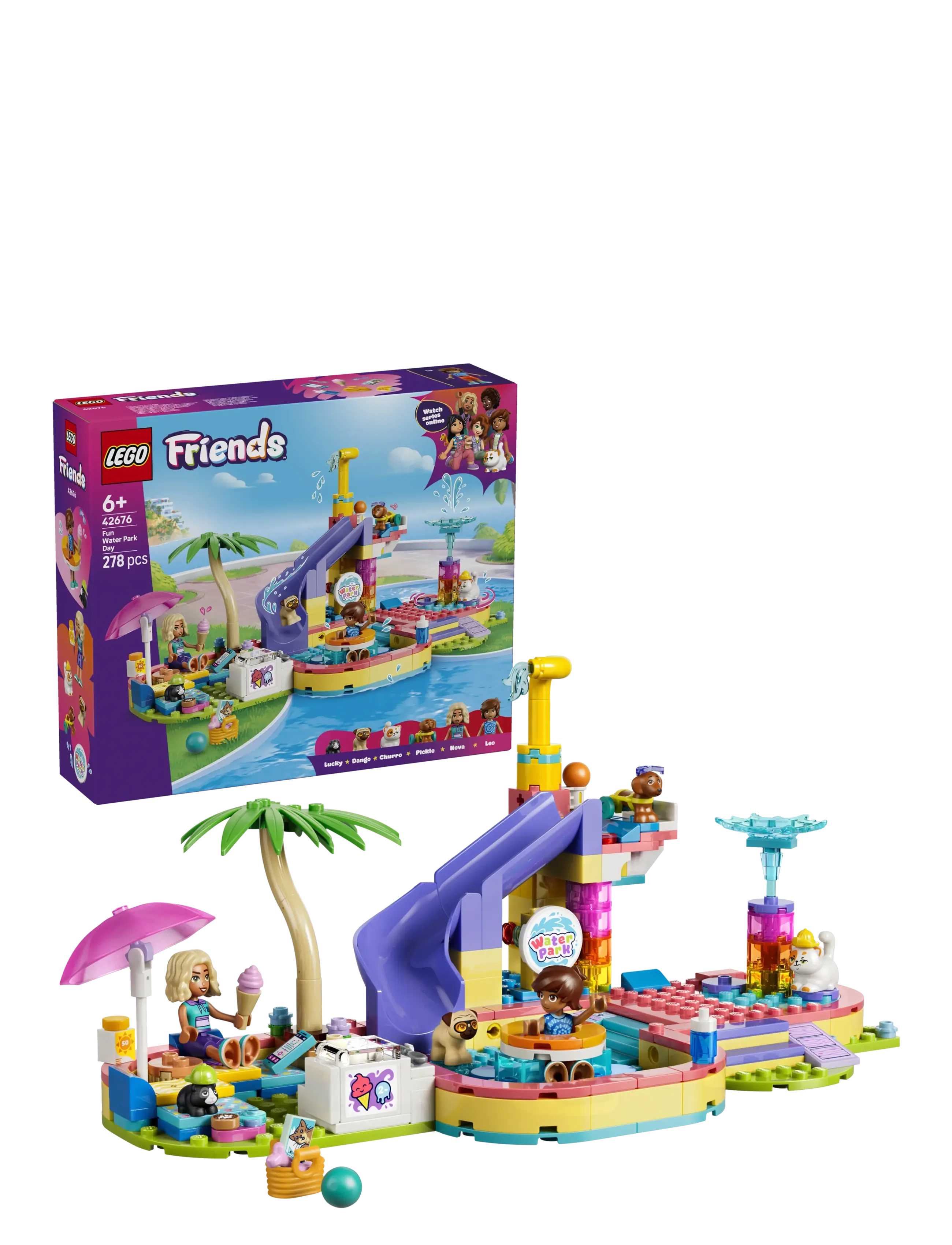 LEGO Sjov Dag I Vandland 42676, One Size, Lego Spielzeug, Rosa - friends, Kinder
