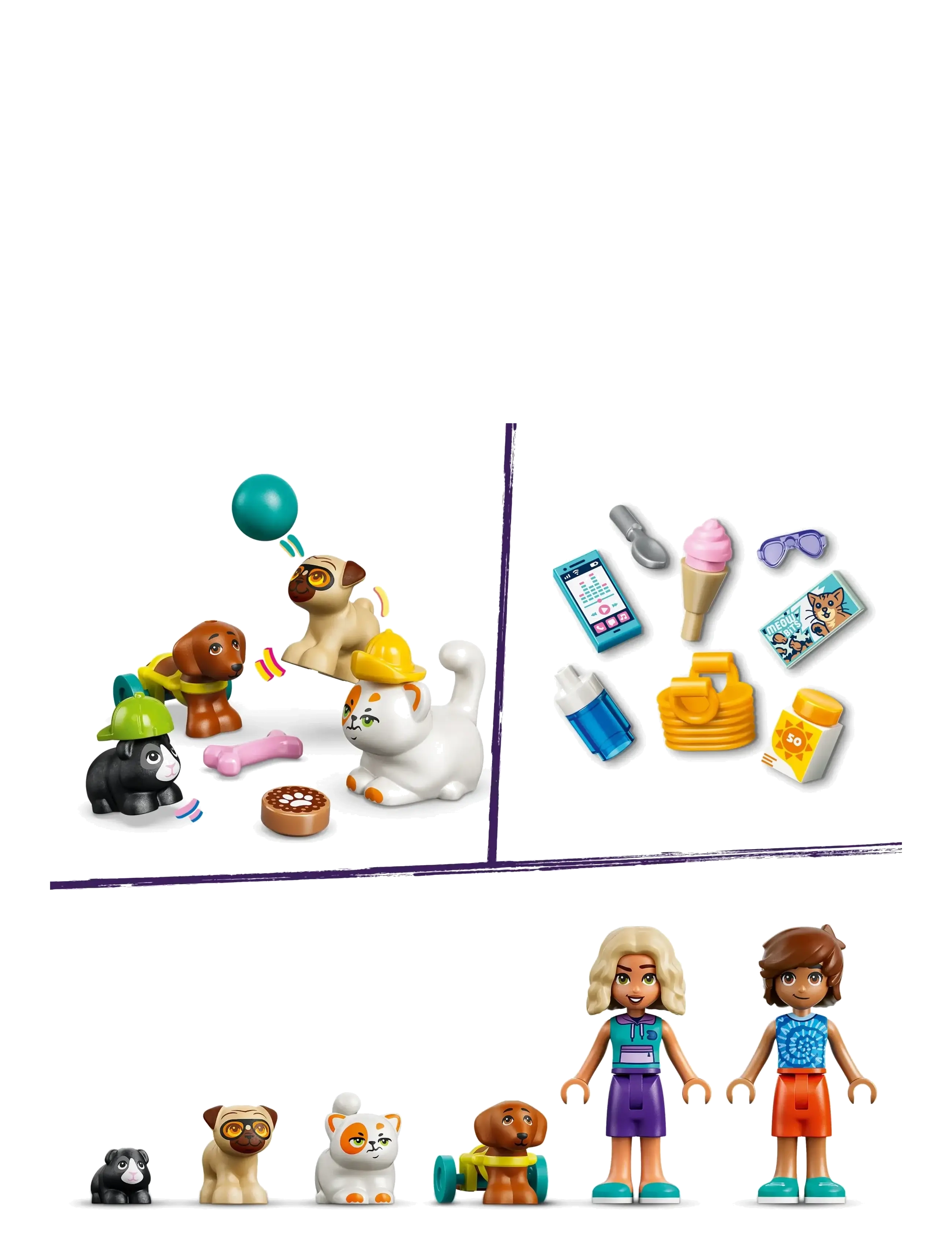 LEGO - Fun Water Park Day 42676 - lego friends - multi - 3