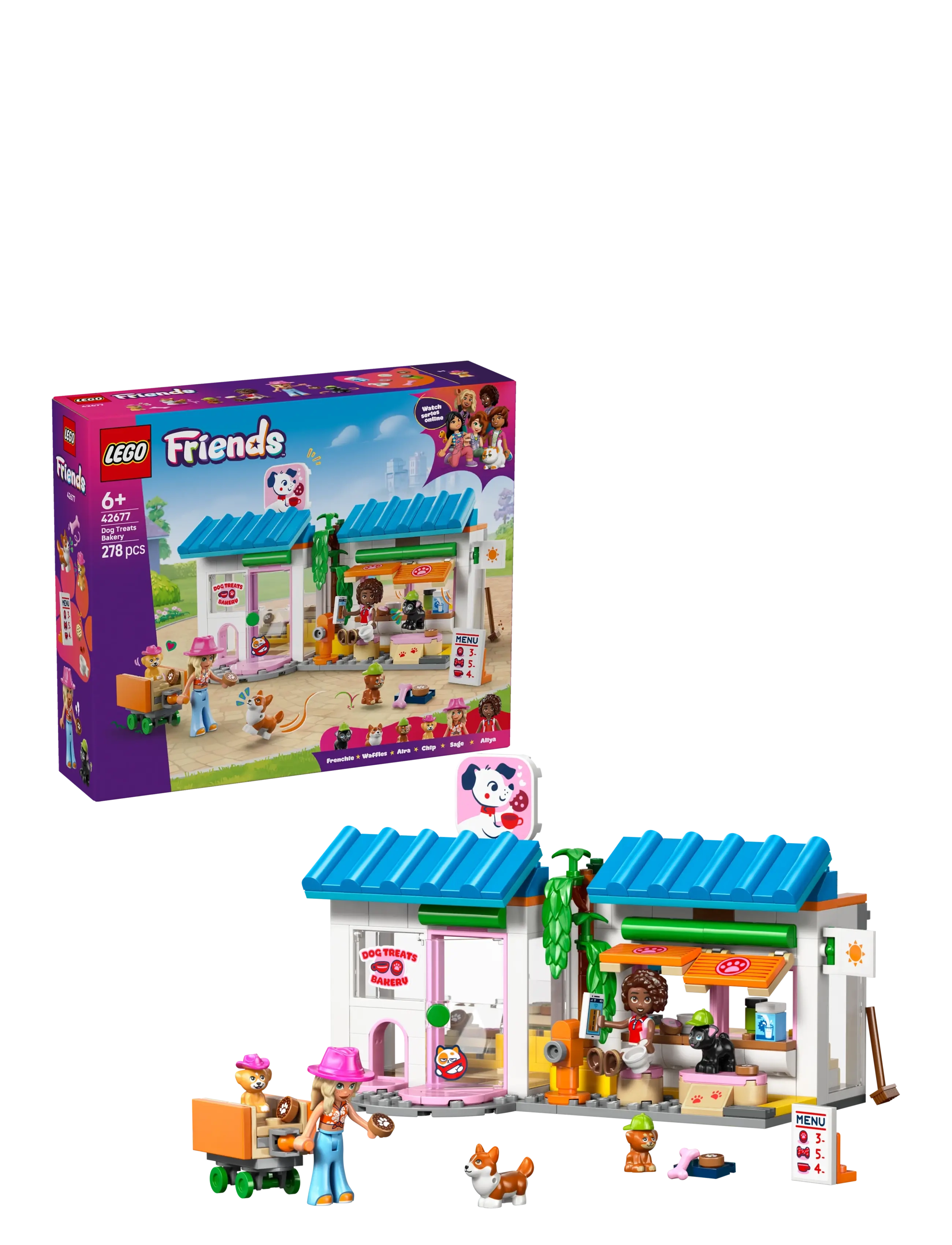 LEGO Friends Dog Treats Bakery Building Toy Playset 42677 - LEGO Friends - MULTI / blue