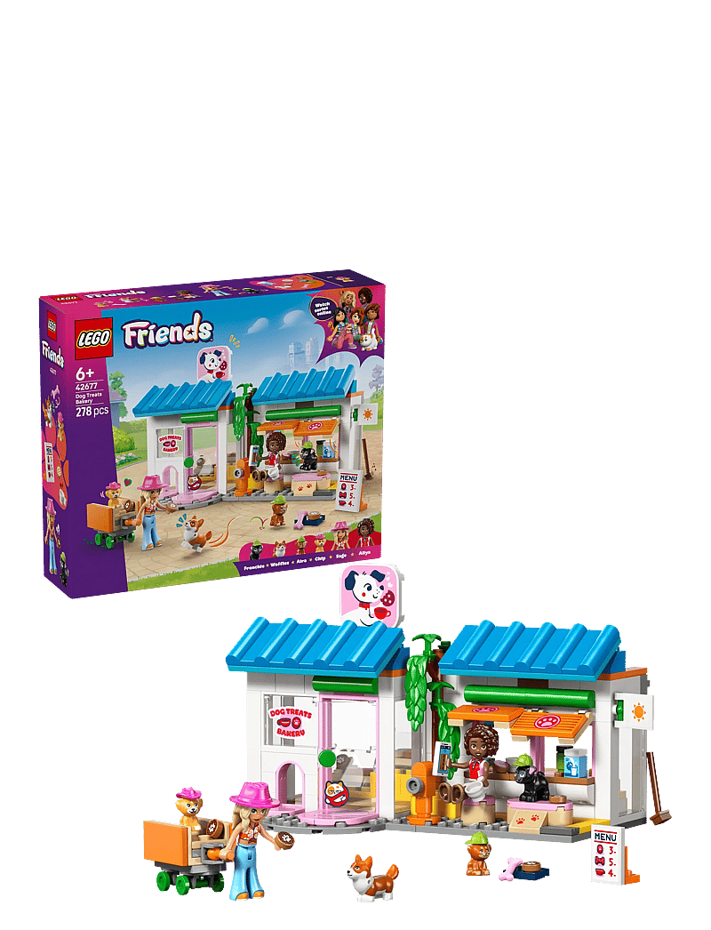 LEGO - Friends Dog Treats Bakery Building Toy Playset 42677 - lego friends - multi - 0