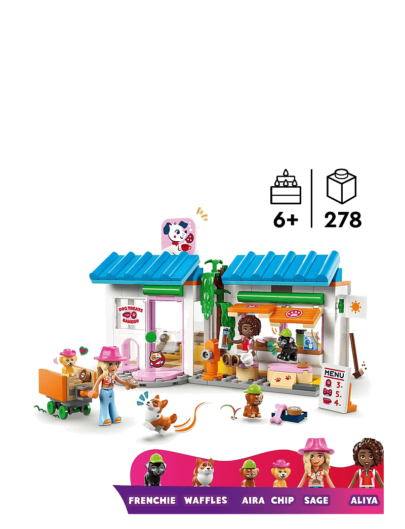 LEGO - Friends Dog Treats Bakery Building Toy Playset 42677 - lego friends - multi - 1