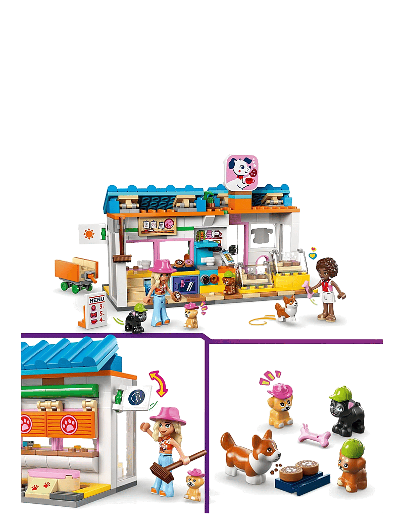 LEGO - Friends Dog Treats Bakery Building Toy Playset 42677 - lego friends - multi - 3