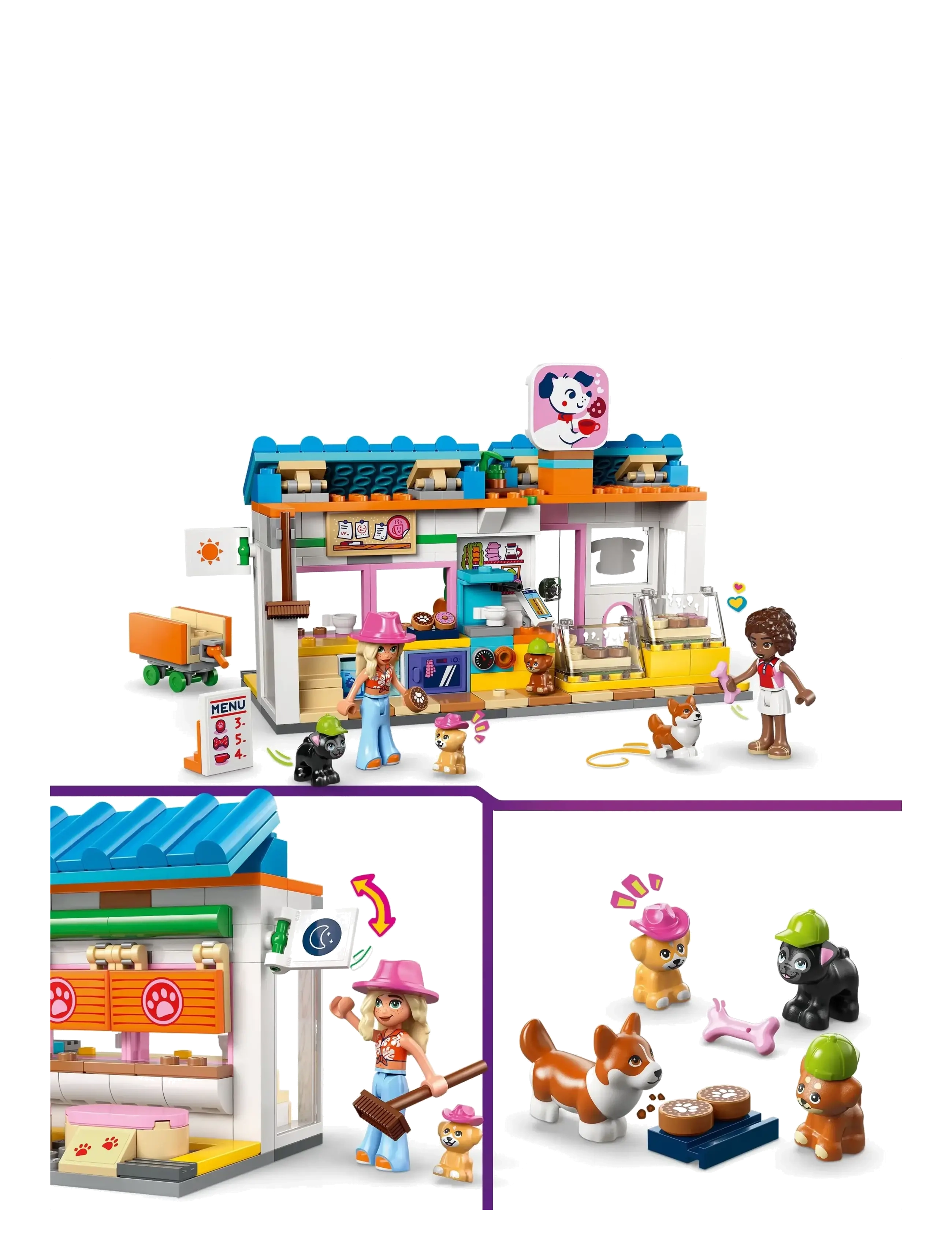 LEGO - Friends Dog Treats Bakery Building Toy Playset 42677 - lego friends - multi - 3