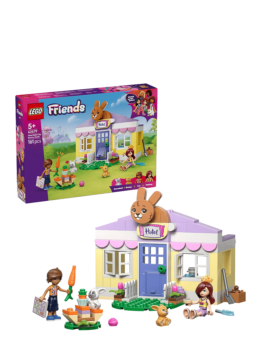 LEGO - Friends Heartlake City Bunny Hotel Playset Toy 42679 - lego friends - multi - 0