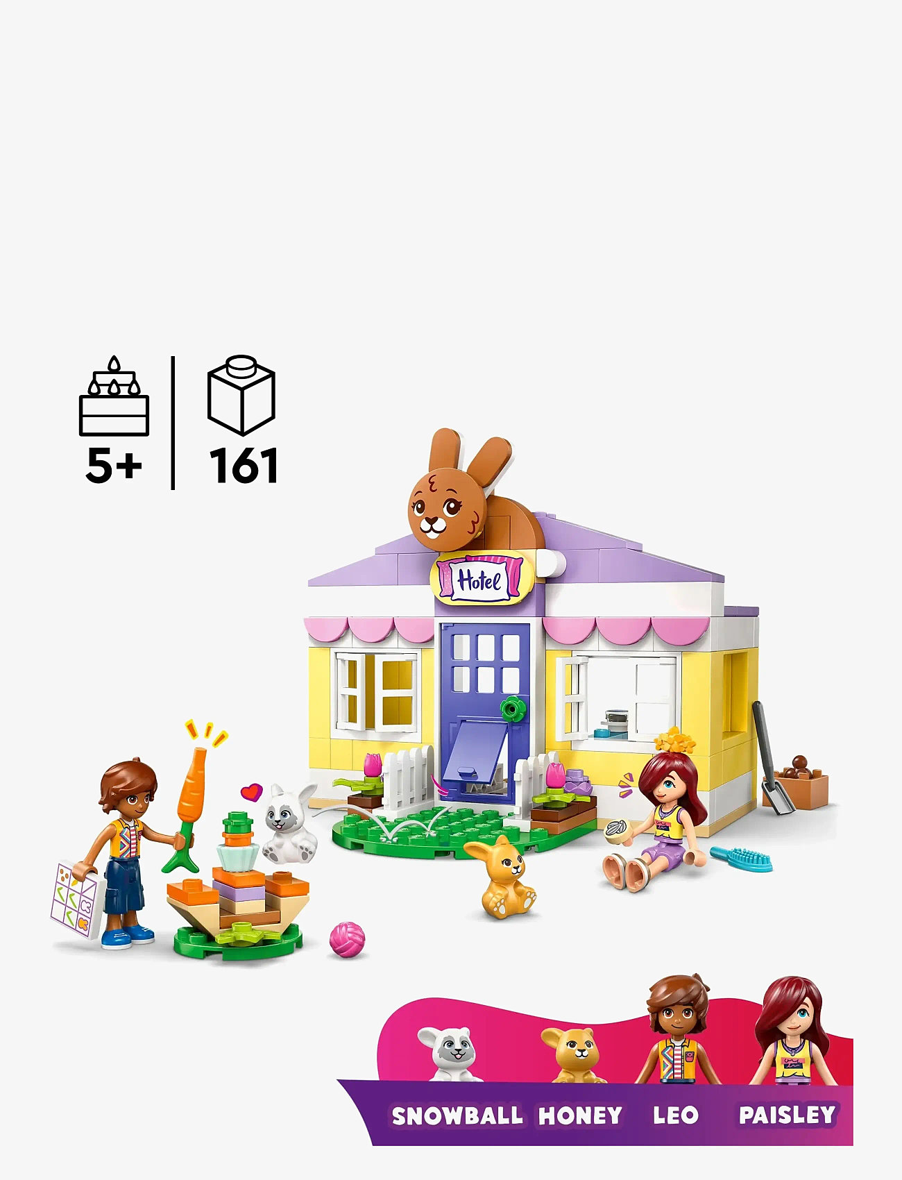 LEGO - Friends Heartlake City Bunny Hotel Playset Toy 42679 - lego friends - multi - 1