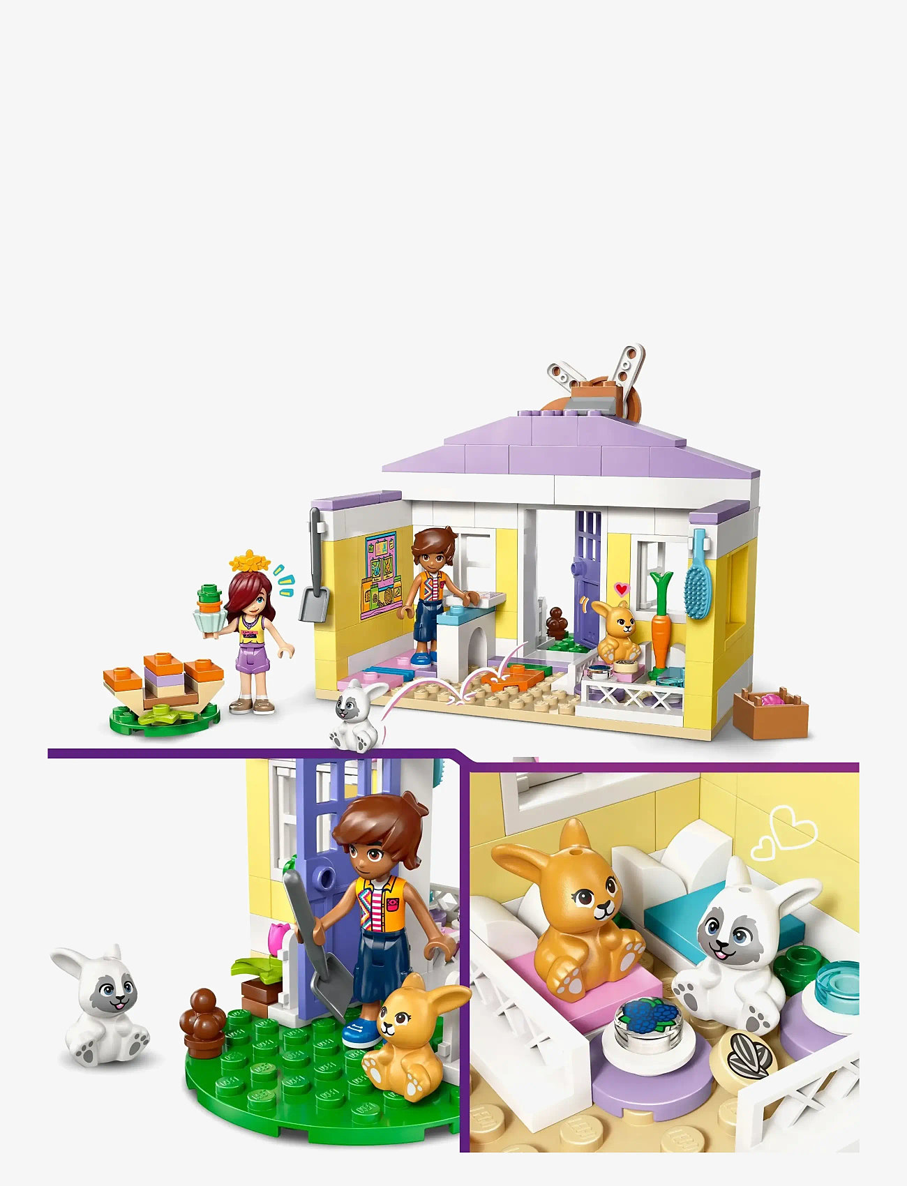 LEGO - Friends Heartlake City Bunny Hotel Playset Toy 42679 - lego friends - multi - 4