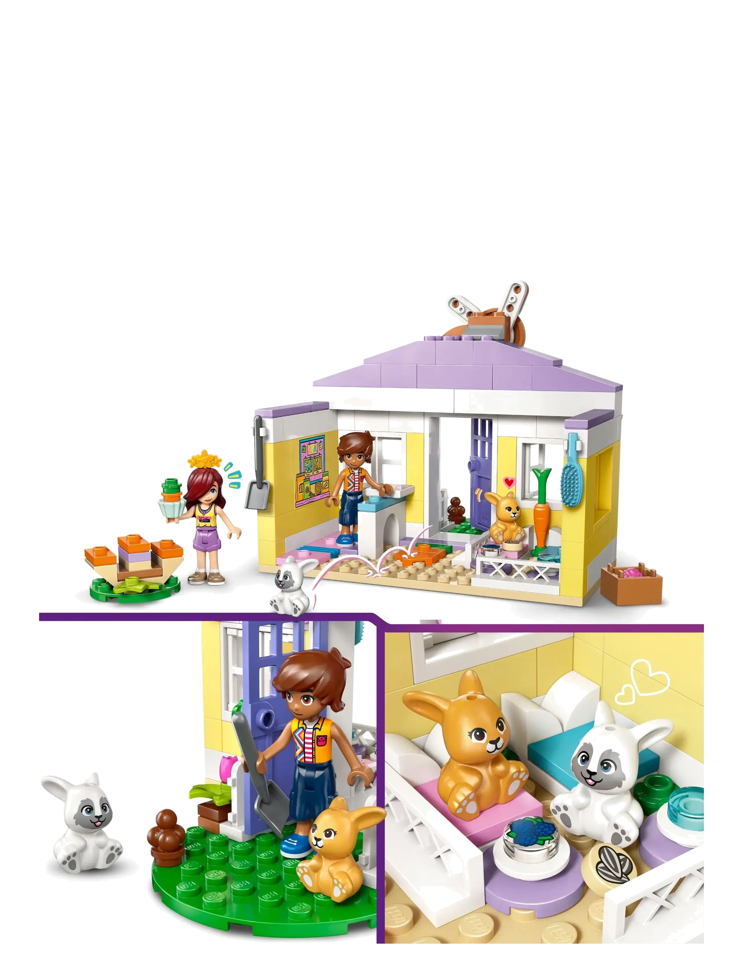 LEGO - Friends Heartlake City Bunny Hotel Playset Toy 42679 - lego friends - multi - 4