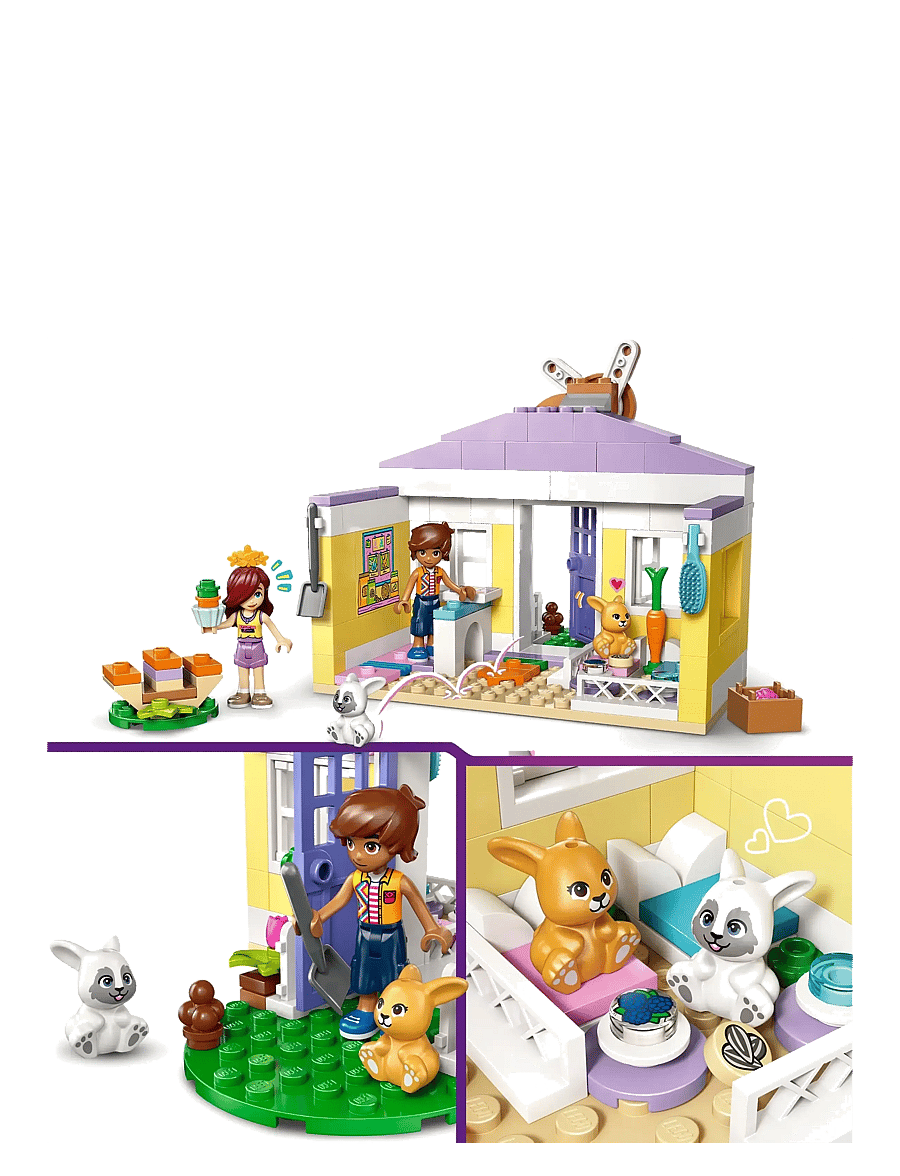 LEGO - Friends Heartlake City Bunny Hotel Playset Toy 42679 - lego friends - multi - 4