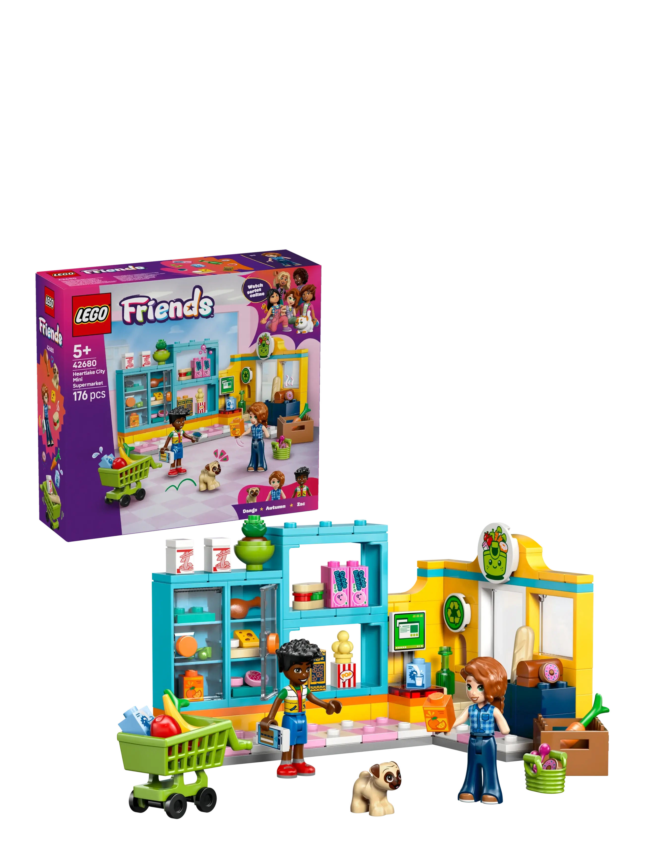 LEGO Heartlake City Dagligvarebutik 42680, One Size, Lego Spielzeug, Mehrfarbig/gemustert - friends, Kinder