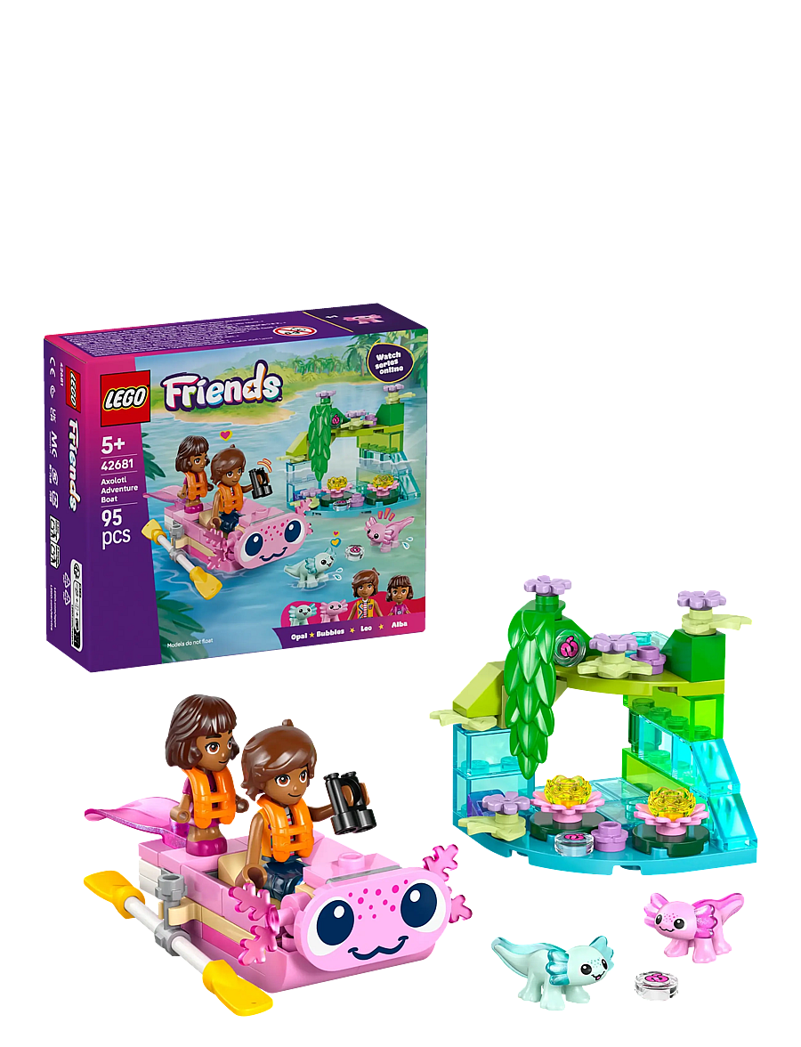 LEGO - Friends Axolotl Adventure Boat 42681 - lego friends - multi - 0