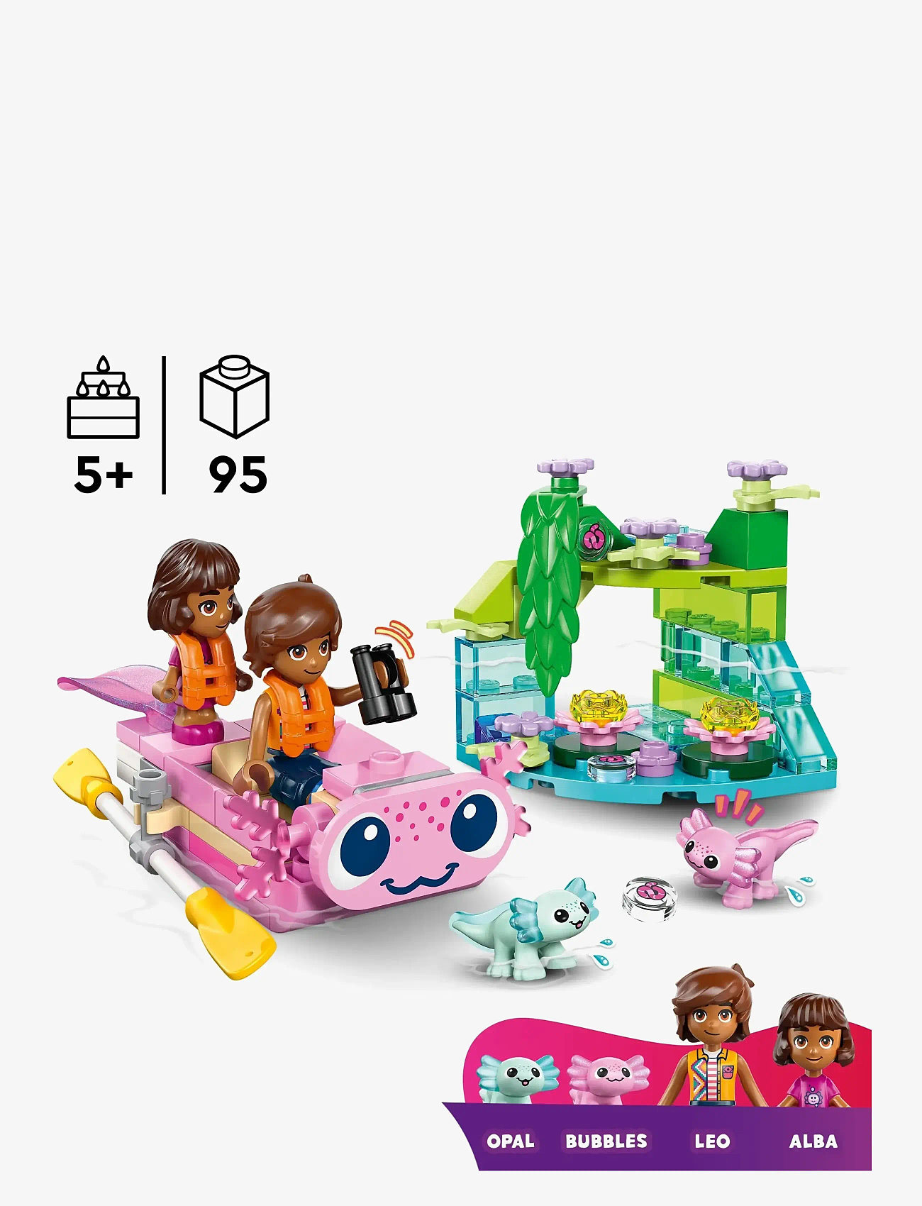 LEGO - Axolotl-eventyrbåd 42681 - lego friends - multi - 1