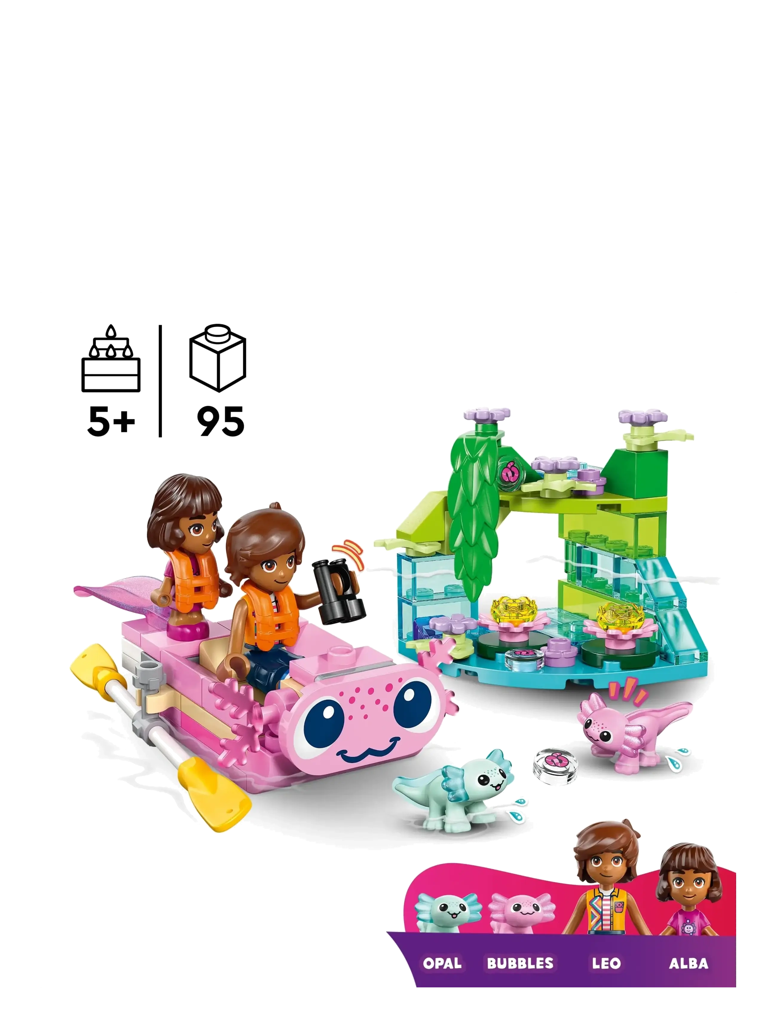 LEGO - Friends Axolotl Adventure Boat 42681 - lego friends - multi - 1