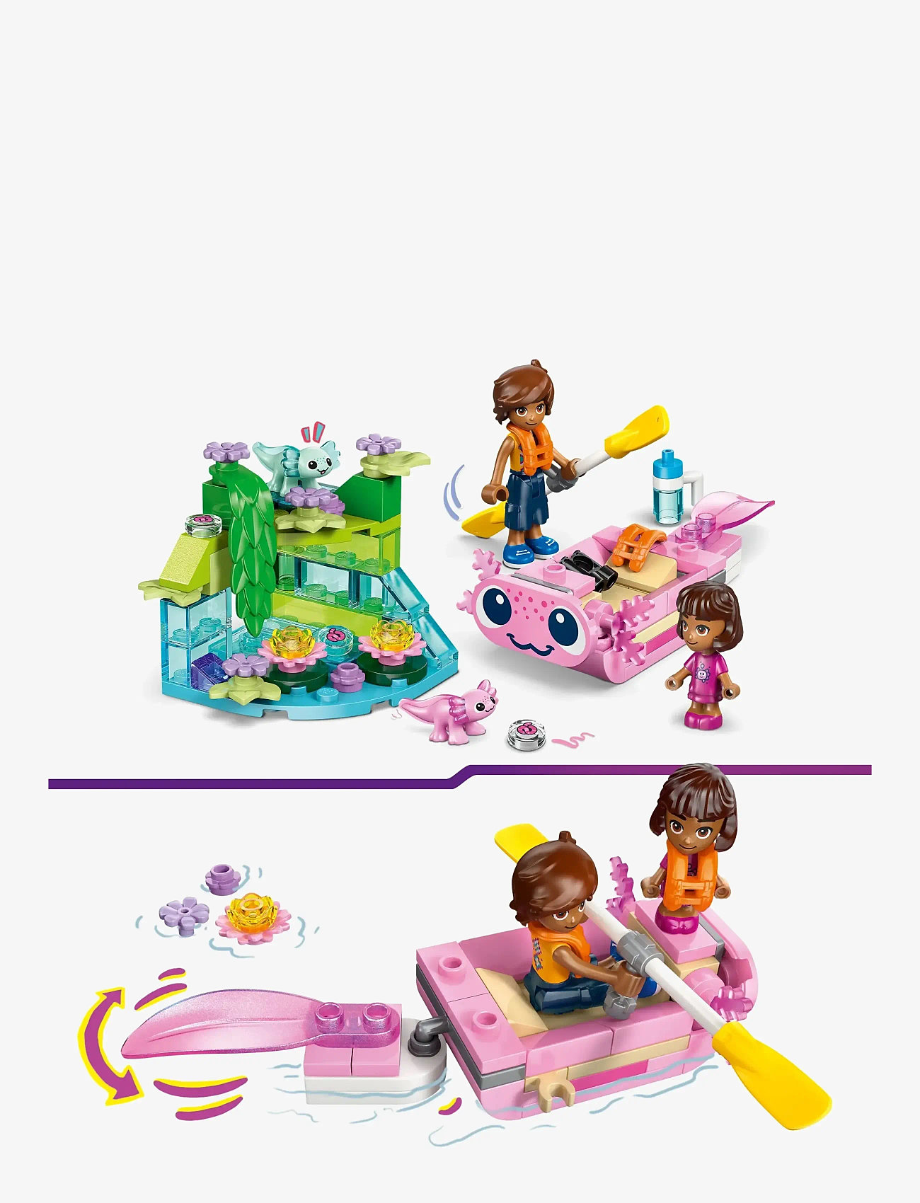 LEGO - Axolotl-eventyrbåd 42681 - lego friends - multi - 3