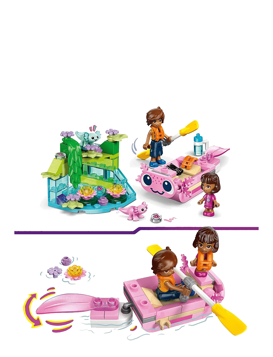 LEGO - Friends Axolotl Adventure Boat 42681 - lego friends - multi - 3