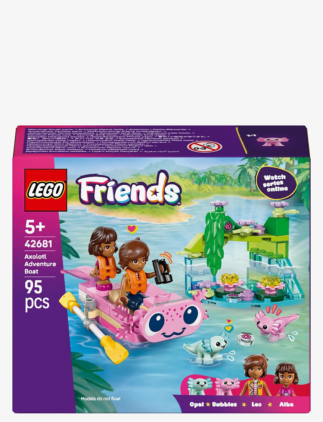 LEGO - Axolotl-eventyrbåd 42681 - lego friends - multi - 5