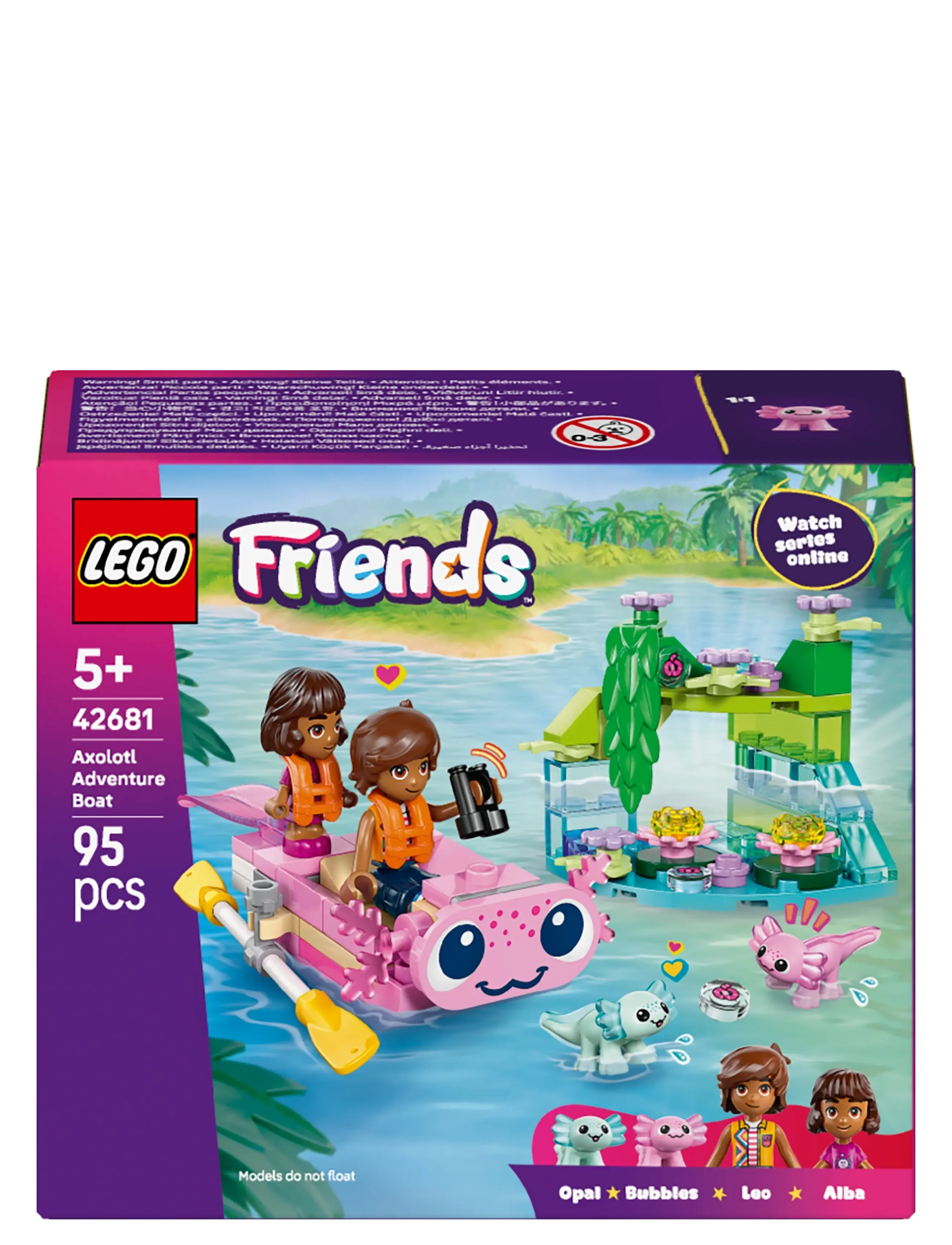 LEGO - Friends Axolotl Adventure Boat 42681 - lego friends - multi - 5