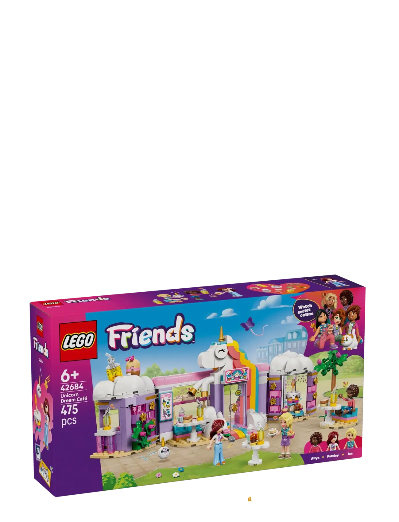 LEGO Friends Unicorn Dream Café Pretend Play Toy Set 42684 - 4 for 3 - MULTI / white