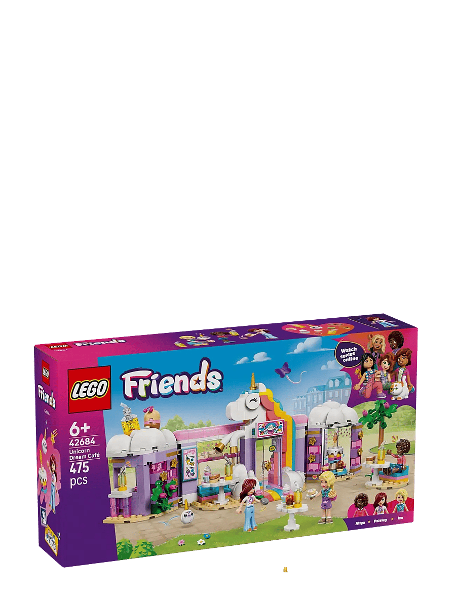 LEGO - Friends Unicorn Dream Café Pretend Play Toy Set 42684 - lego friends - multi - 0