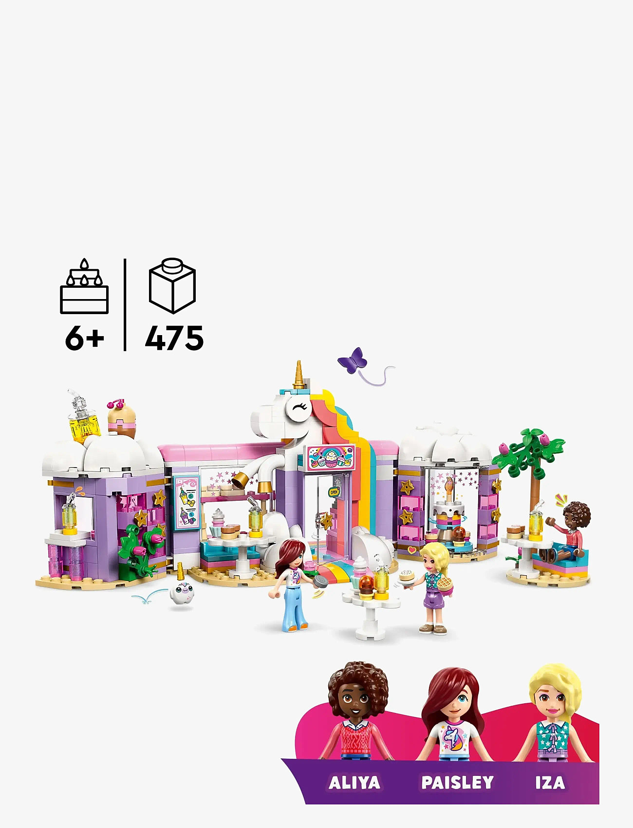 LEGO - Friends Unicorn Dream Café Pretend Play Toy Set 42684 - lego friends - multi - 1