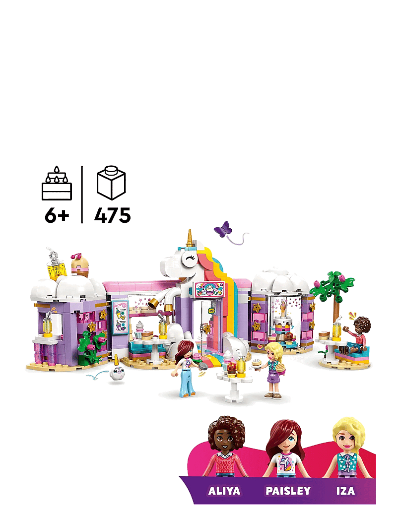 LEGO - Friends Unicorn Dream Café Pretend Play Toy Set 42684 - lego friends - multi - 1
