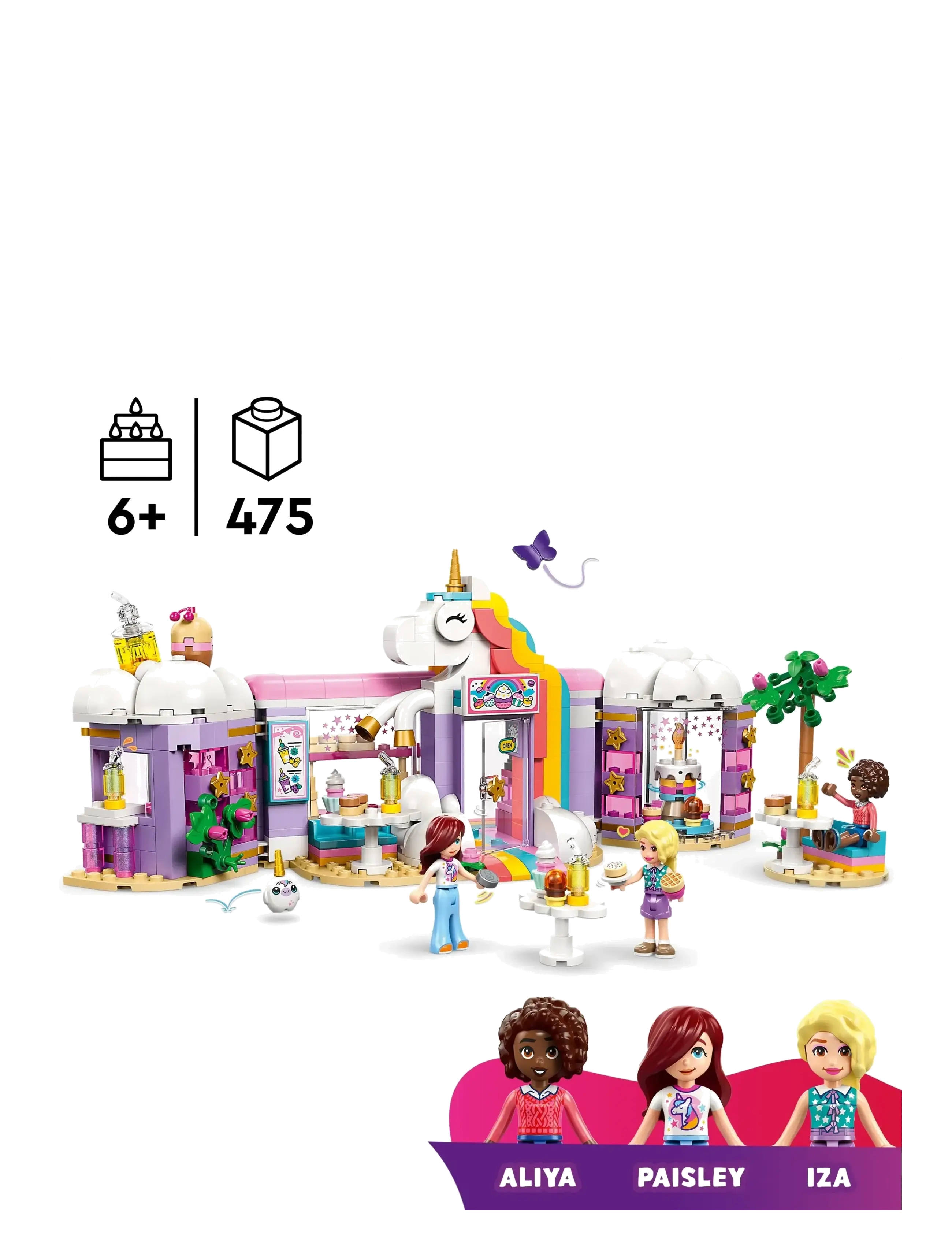 LEGO - Friends Unicorn Dream Café Pretend Play Toy Set 42684 - lego friends - multi - 1