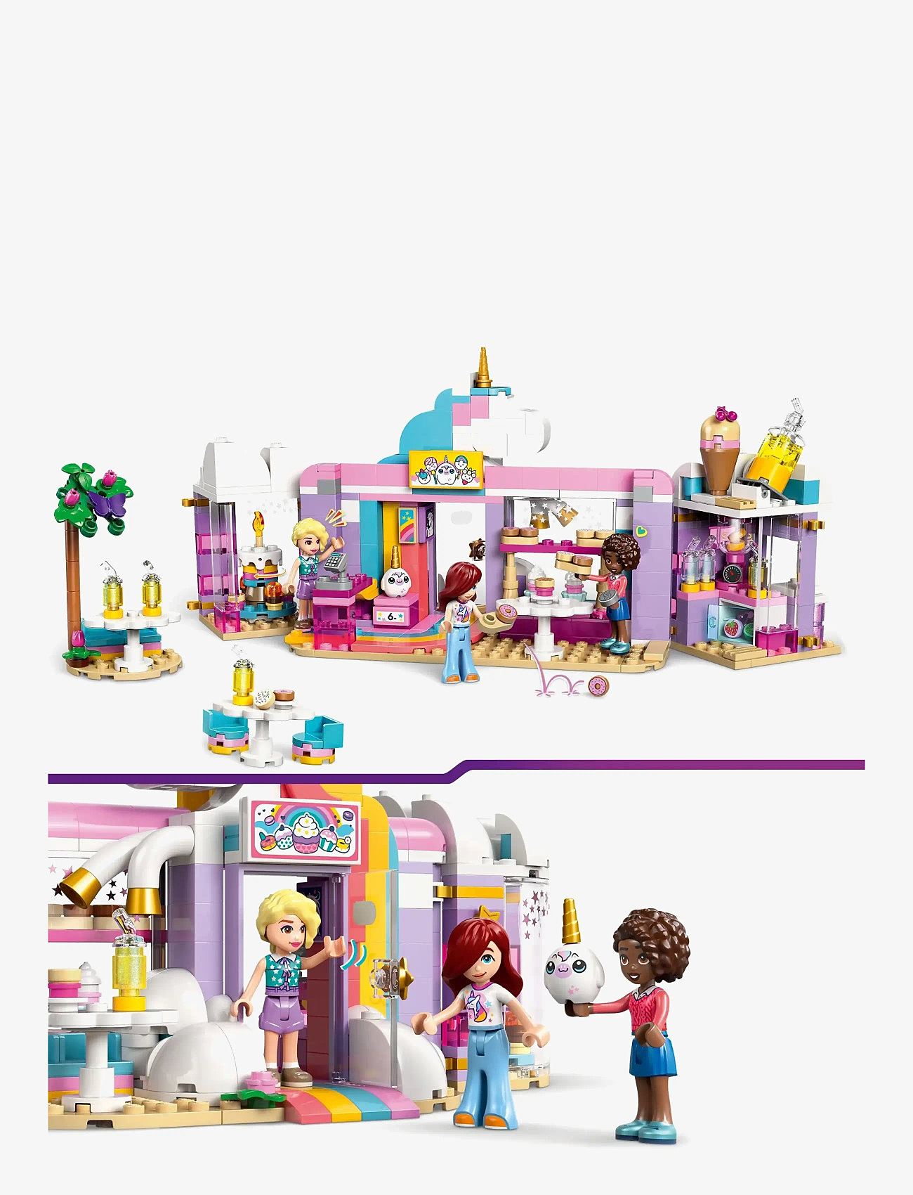 LEGO - Friends Unicorn Dream Café Pretend Play Toy Set 42684 - lego friends - multi - 4