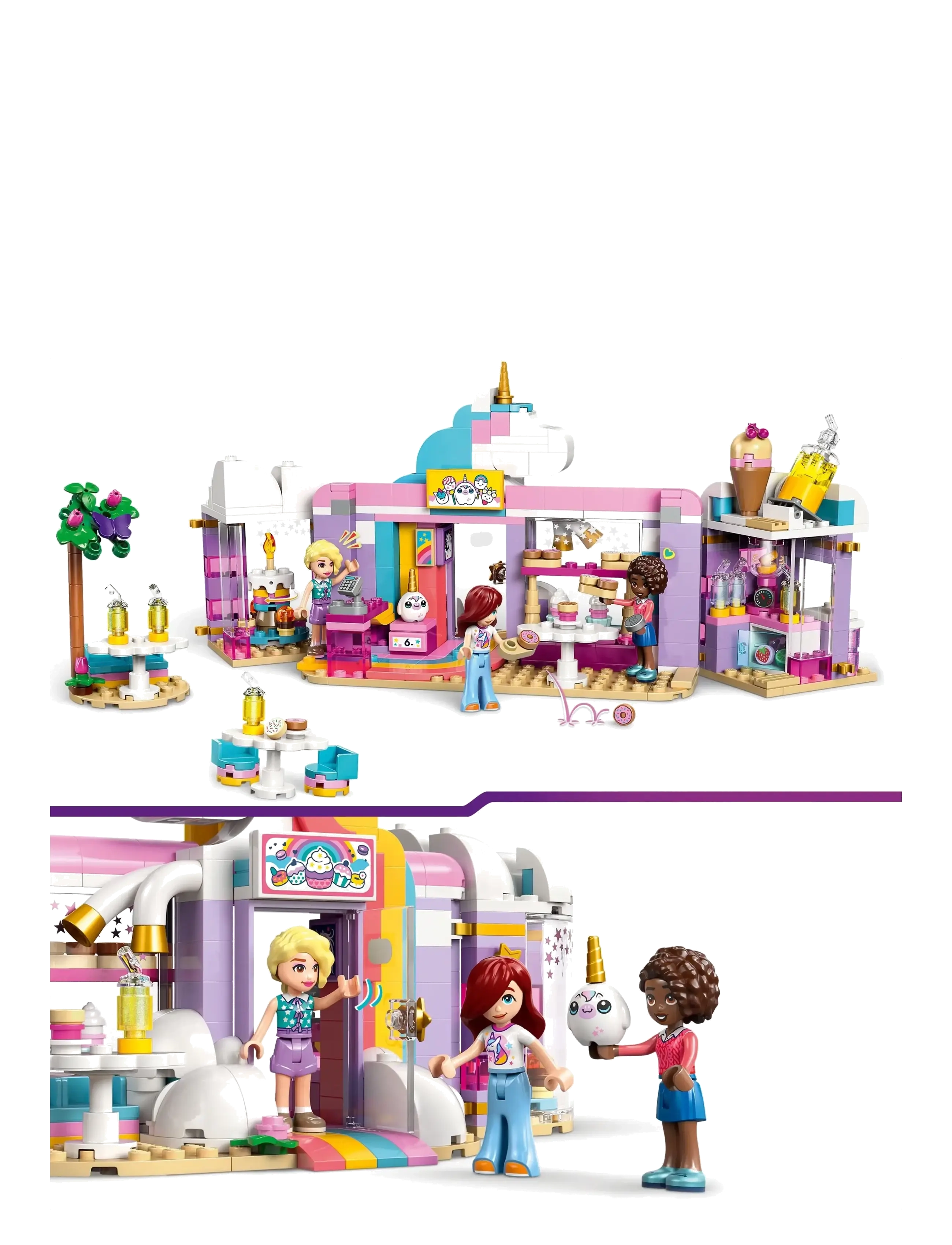 LEGO - Friends Unicorn Dream Café Pretend Play Toy Set 42684 - lego friends - multi - 4