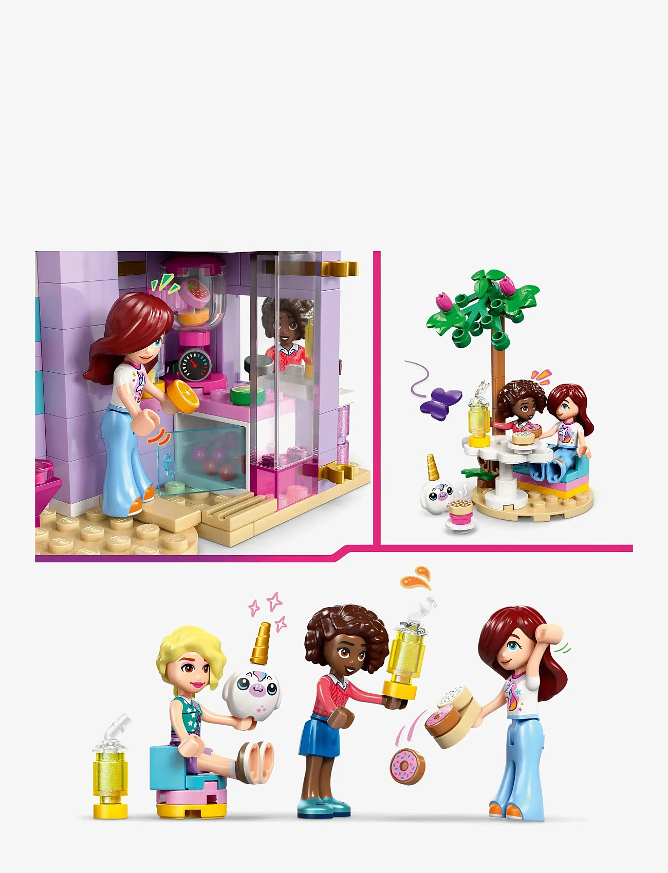 LEGO - Friends Unicorn Dream Café Pretend Play Toy Set 42684 - lego friends - multi - 5