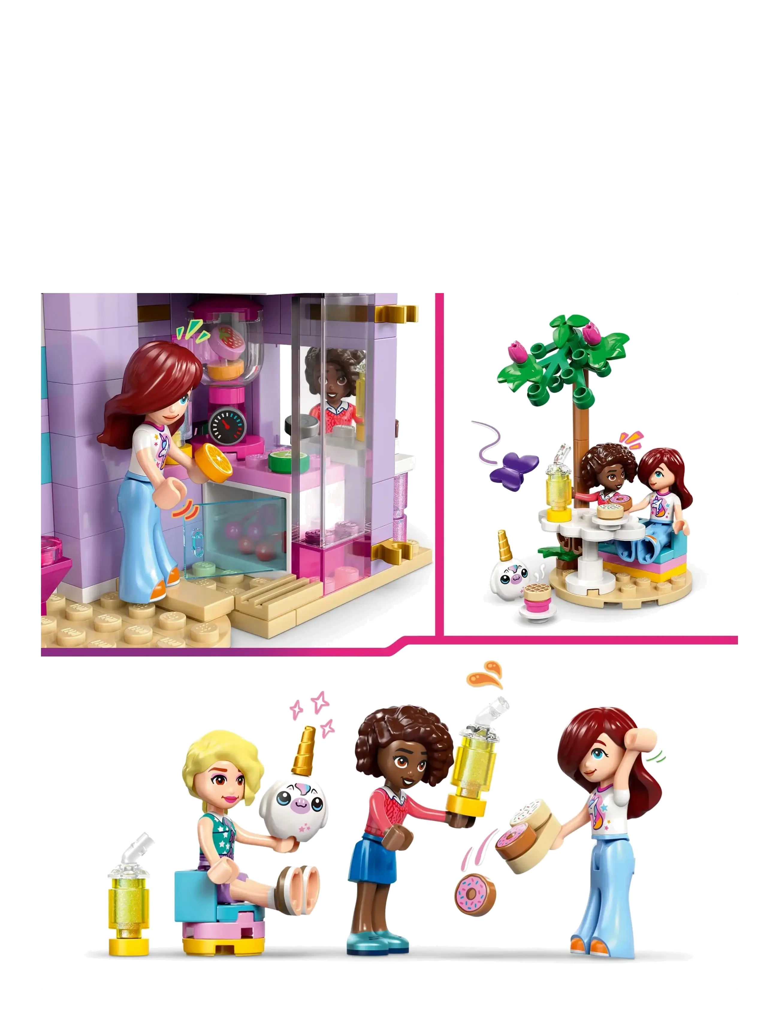 LEGO - Friends Unicorn Dream Café Pretend Play Toy Set 42684 - lego friends - multi - 5